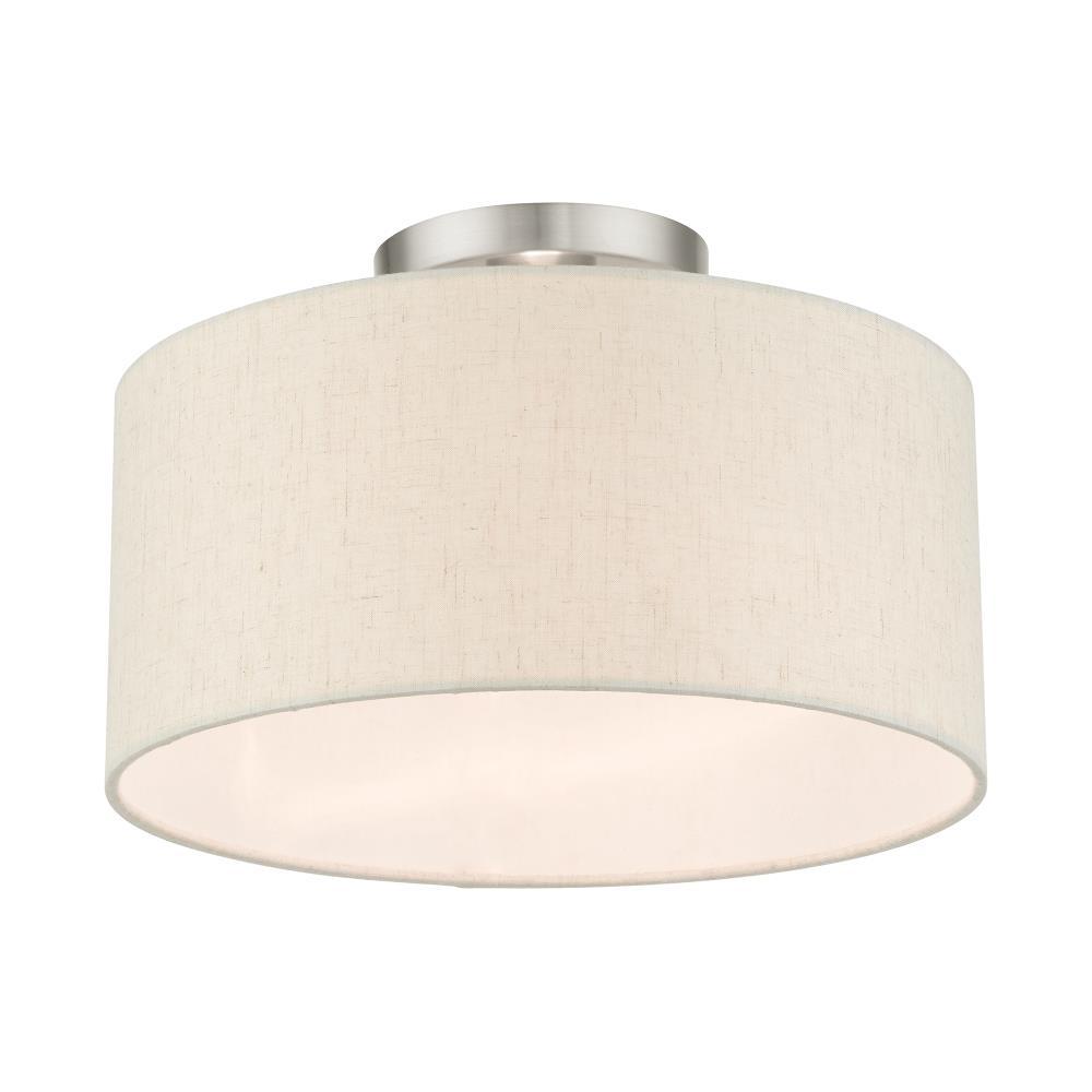 Darian Fabric Semi Flush Mount