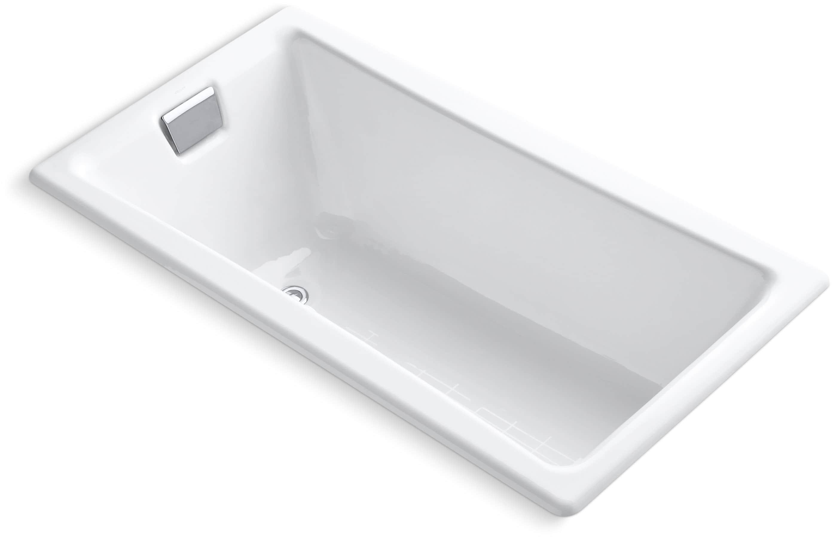 Tea-for-Two for Two 60" x 32" Drop-In Soaking Bathtub