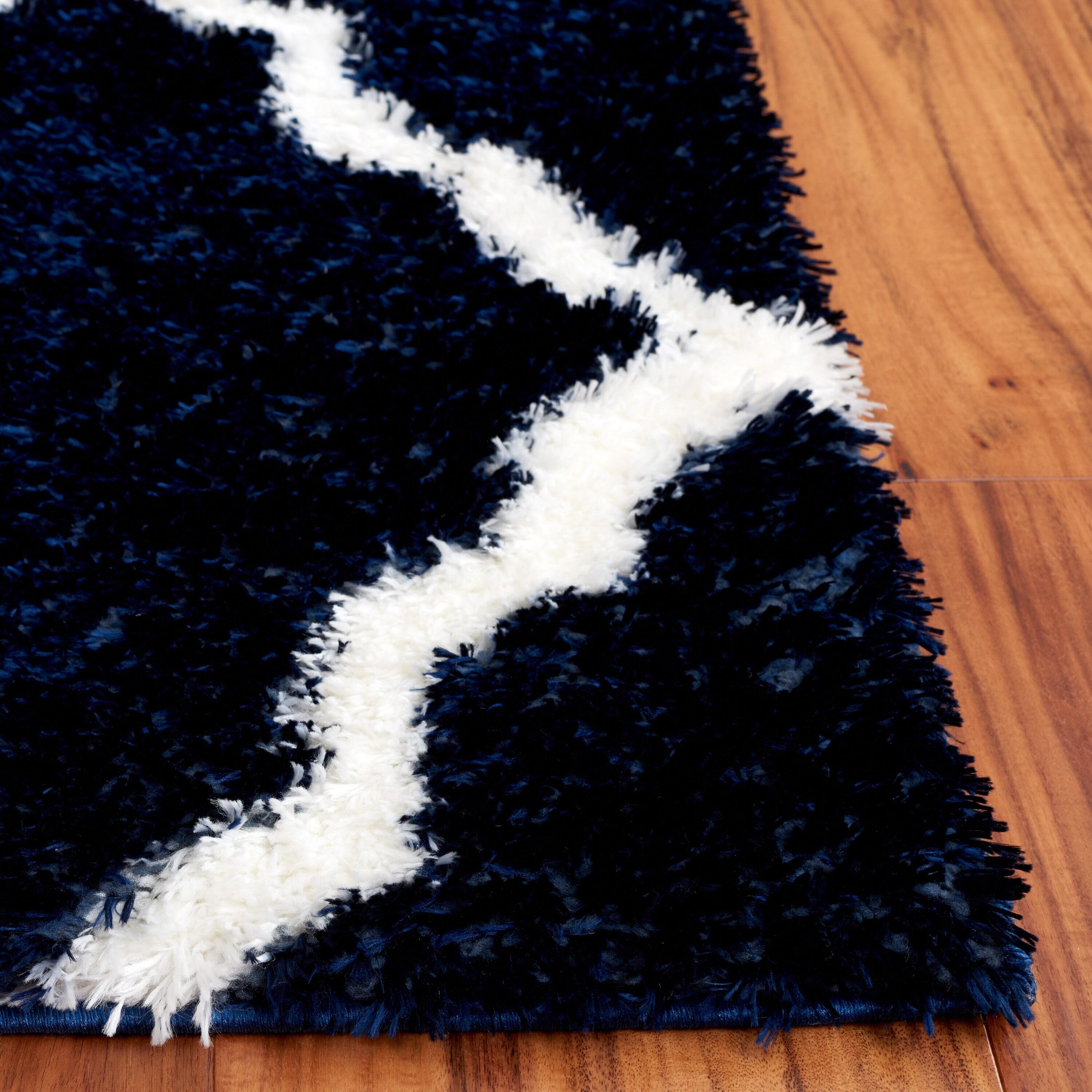 Rosdorf Park Danesha Tahoe Shag Performance Geometric Rug