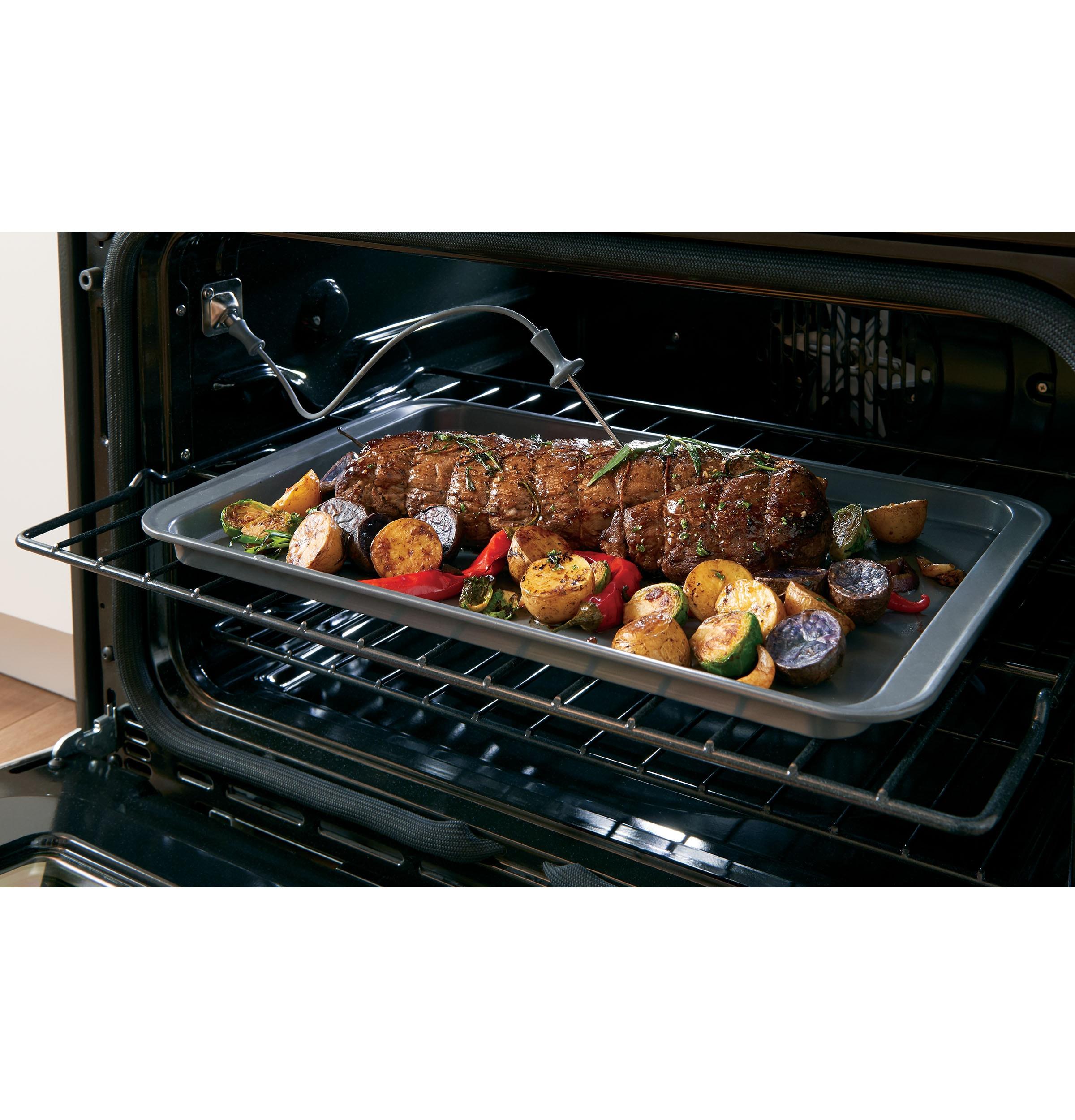 Café Café 30" 6.7 cu. ft. Smart Slide-in Electric Range with Convection and Radiant Cooktop CES750P2MS1