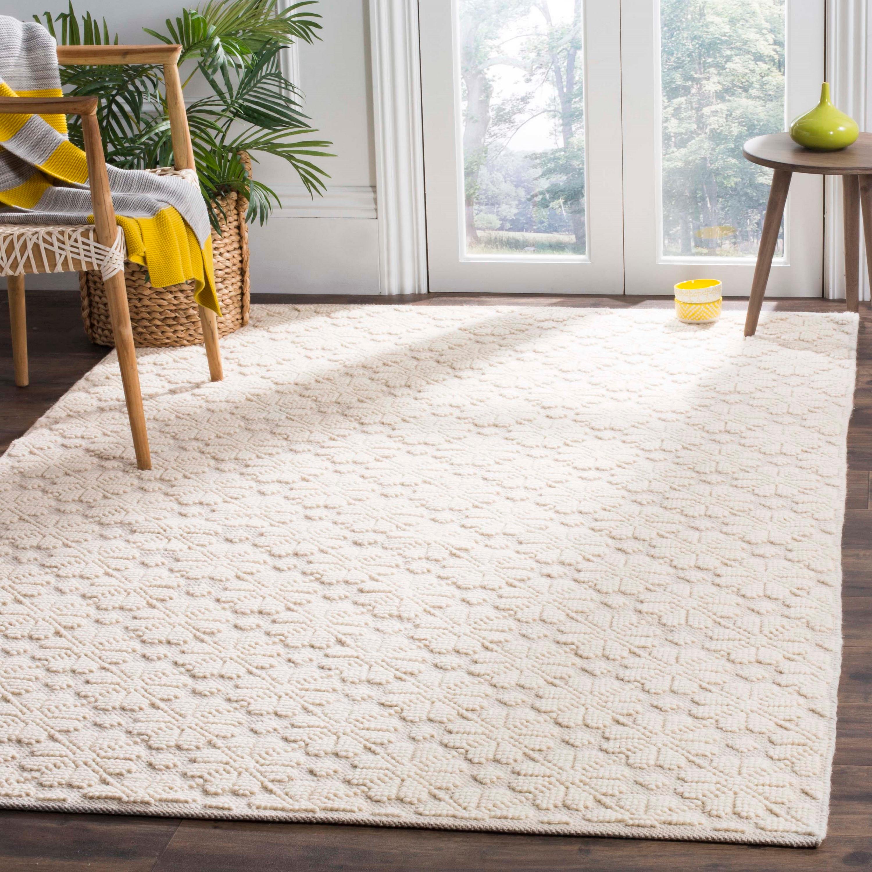 Vermont VRM106 Hand Woven Accent Rug - Ivory - 2'3"x4' - Safavieh.