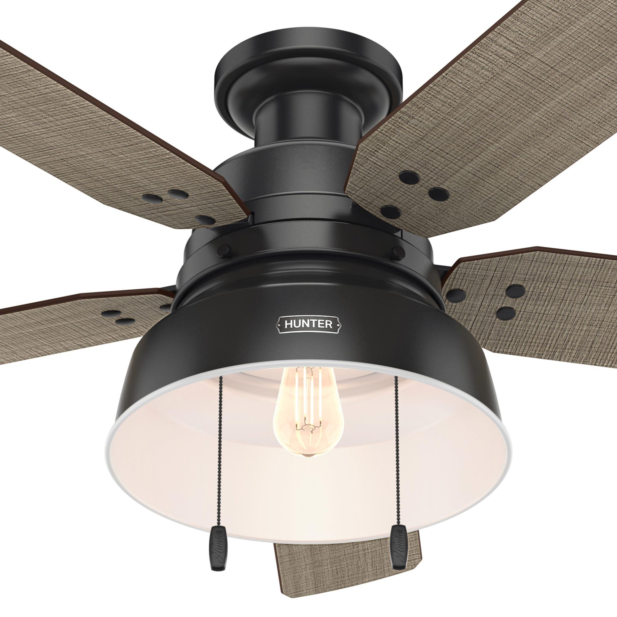 52" Mill Valley 5-Blade Outdoor Ceiling Fan with Light Kit