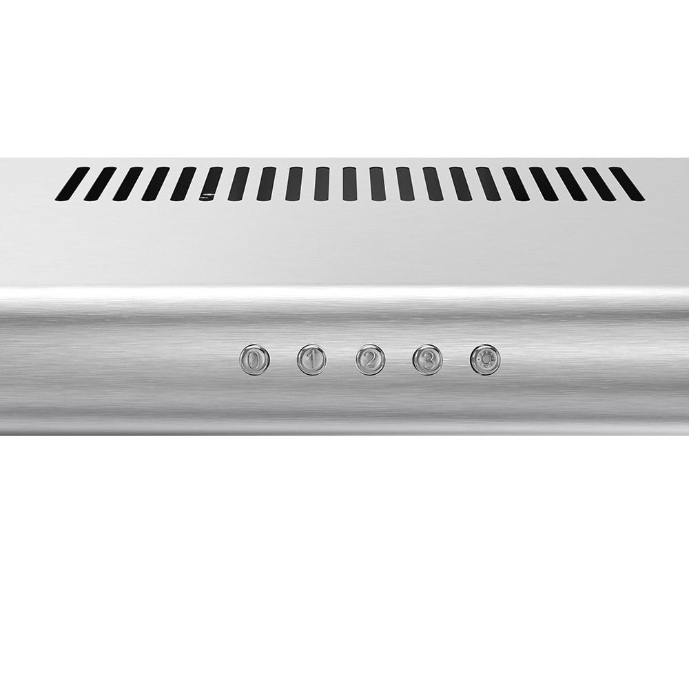 Streamline Giovanni 30" 80 Cubic Feet Per Minute Convertible Under Cabinet Range Hood with Mesh Filter and Light Included