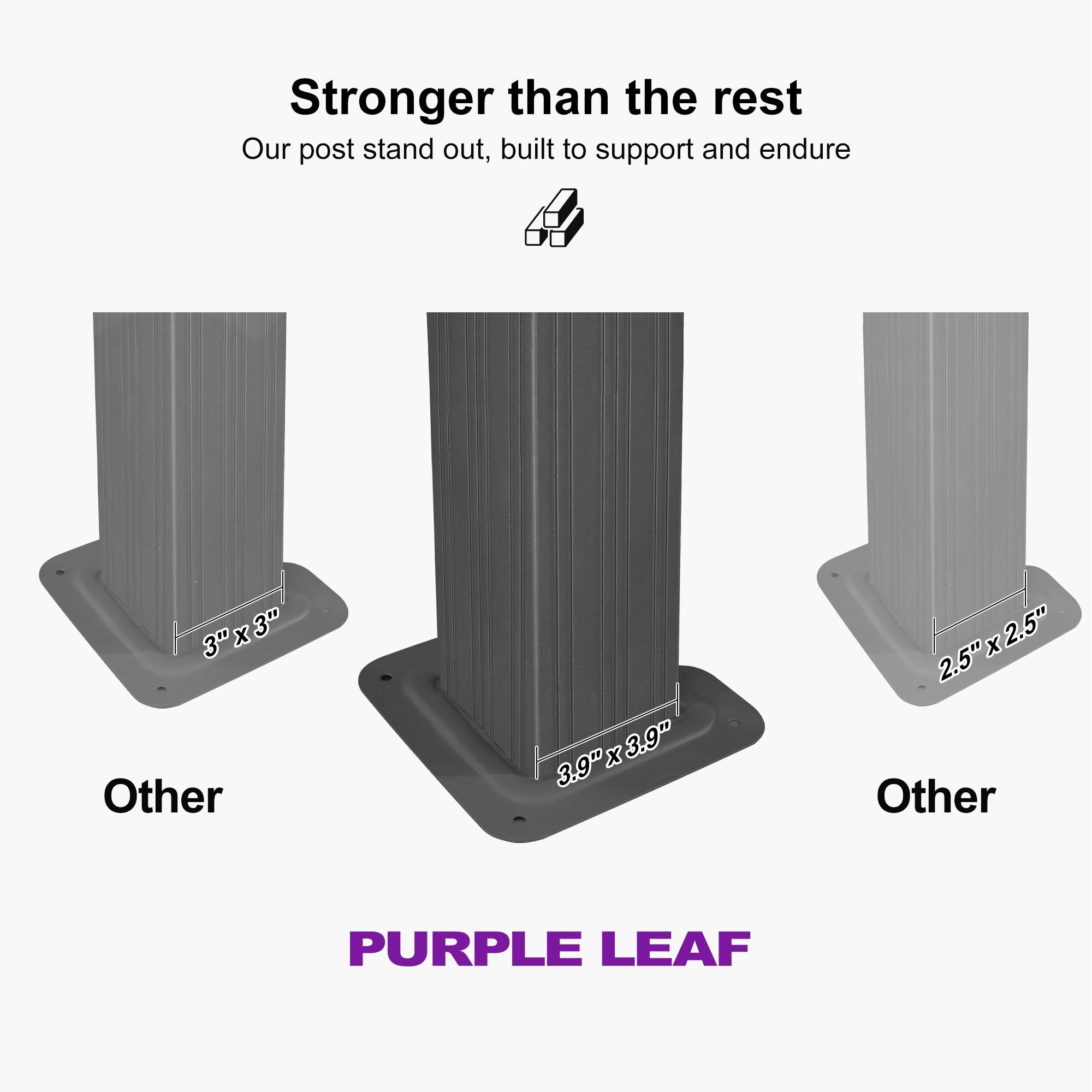 Purple Leaf Aluminum Patio Gazebo