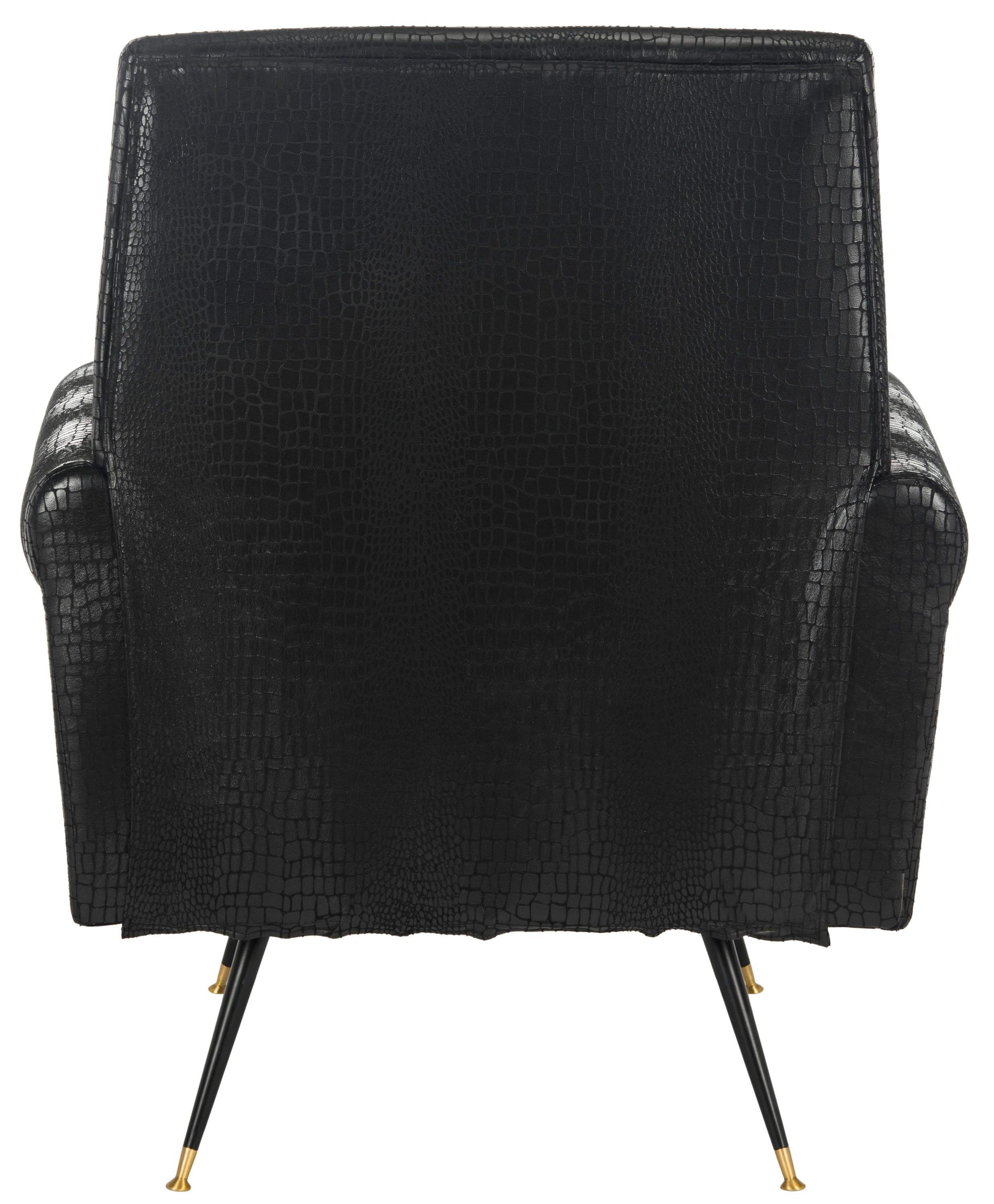 Mira Accent Chair - FOX6285 - Black - Safavieh