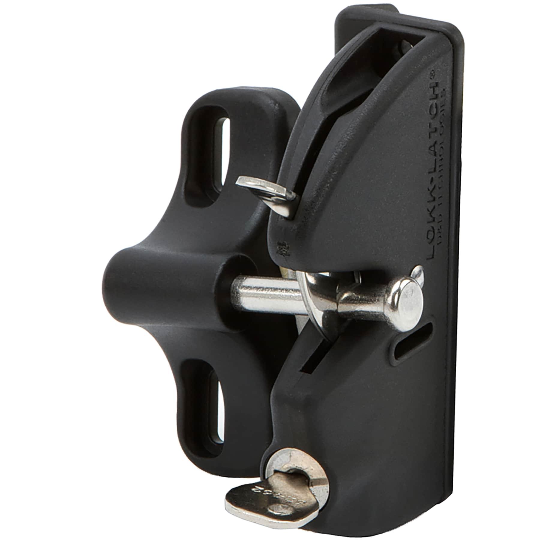 N346-201 Latch Gate Lockable, Black