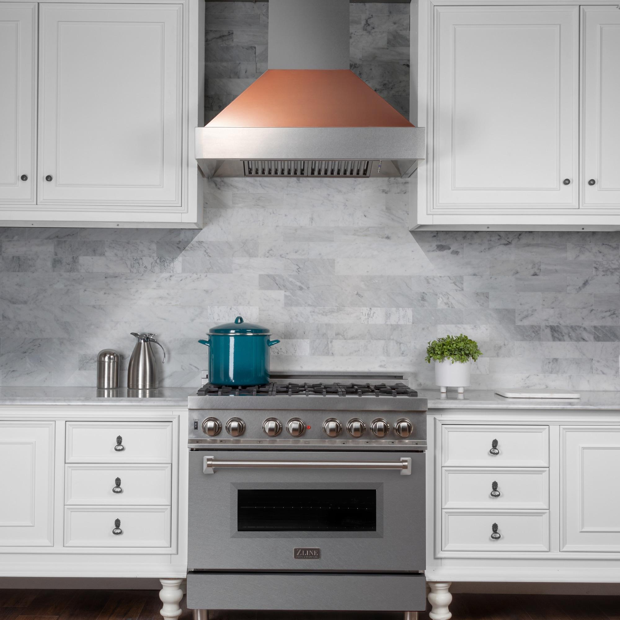 30" Fingerprint Resistant Stainless Steel Range Hood with Fingerprint Resistant Shell (8654SN-30)