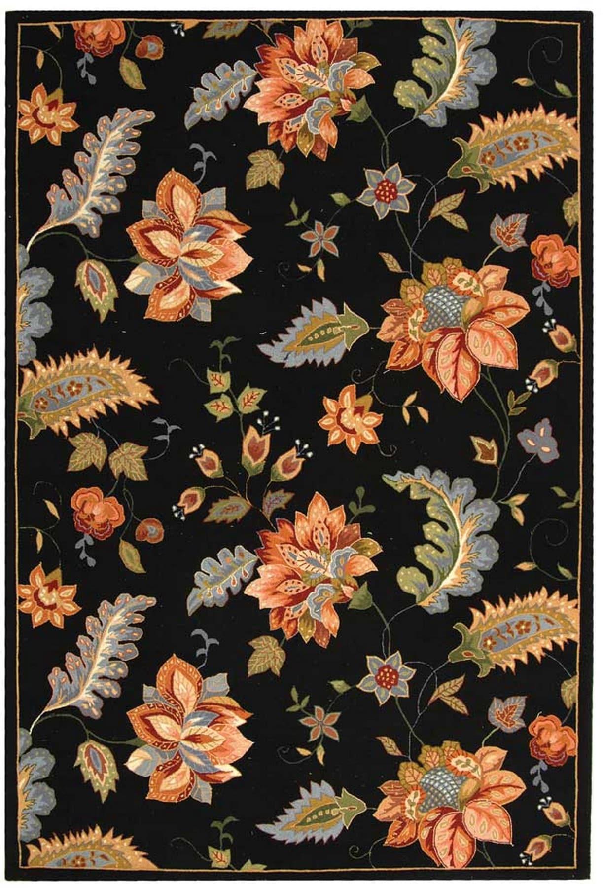 Chelsea HK306 Handmade Area Rug - 6'x9' - Black - Safavieh