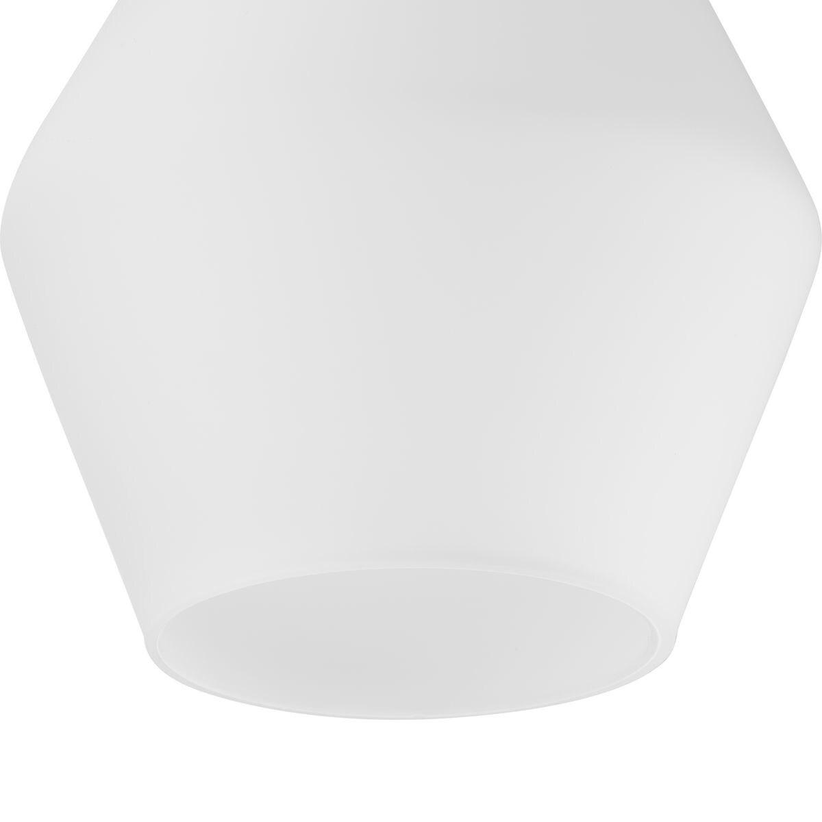 Progress Lighting Copeland 4-Light Brushed Nickel Vanity Light with Opal Glass Shades