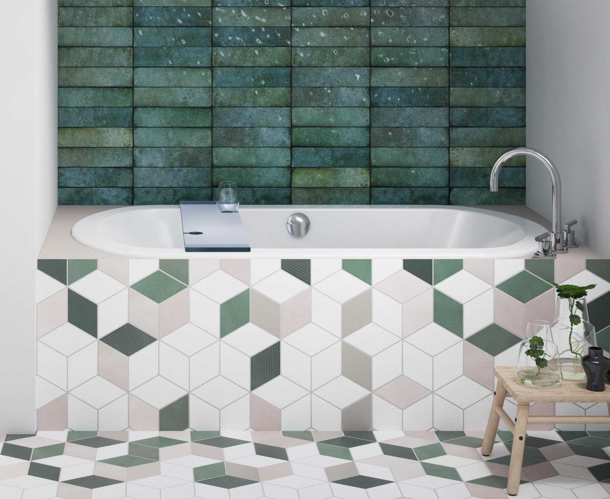 Anza™ Salon Chromatherapy 66" x 36" Drop in Combination Bathtub