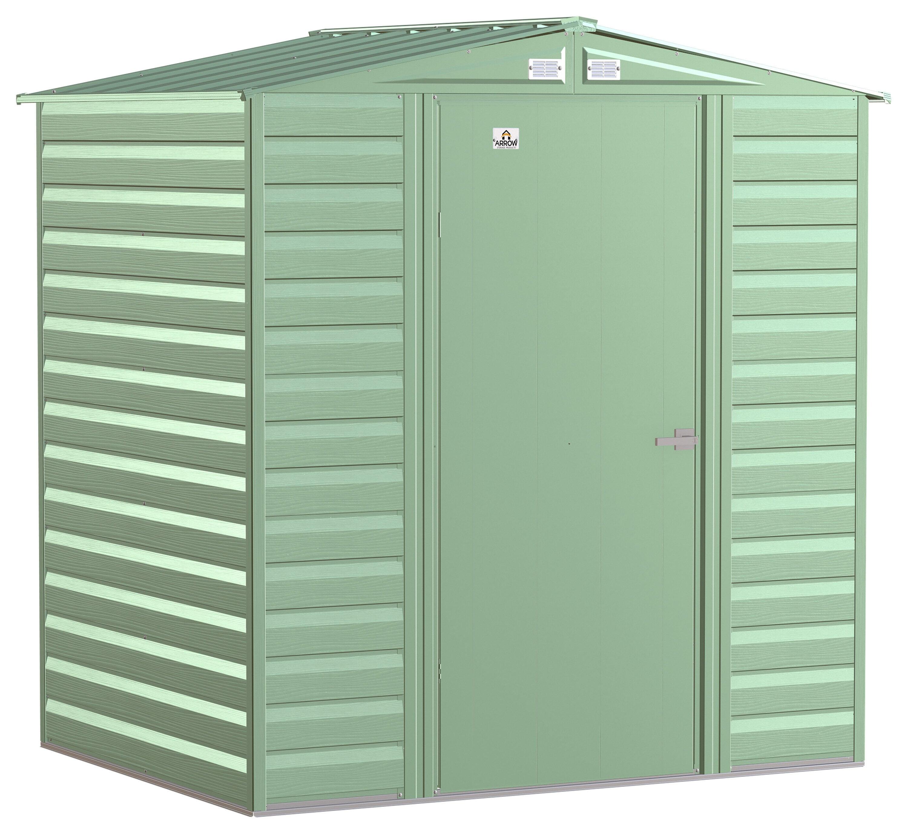 Arrow Select Steel Storage Shed, 6x5