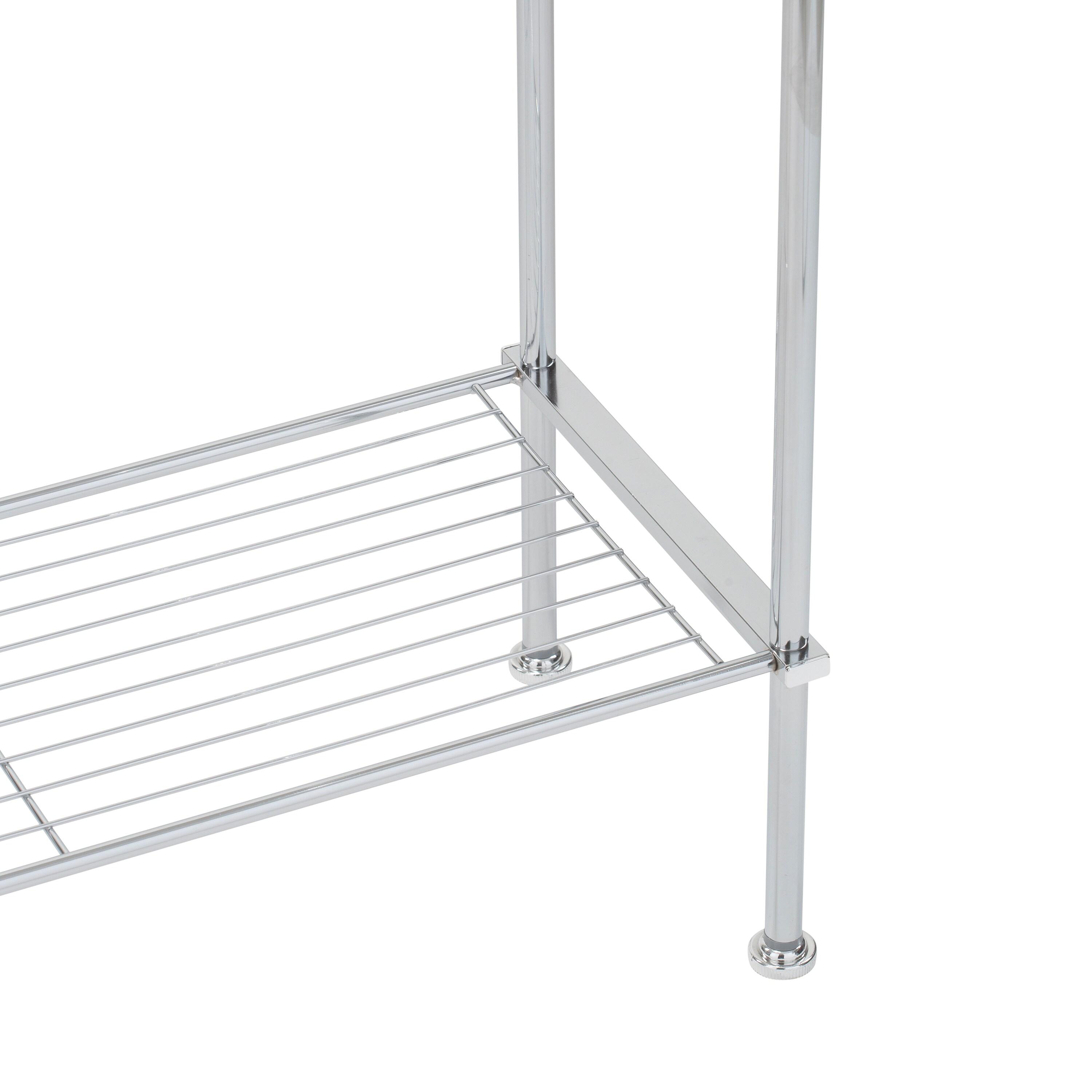 Metro Collection Towel Rack Chrome - Organize It All