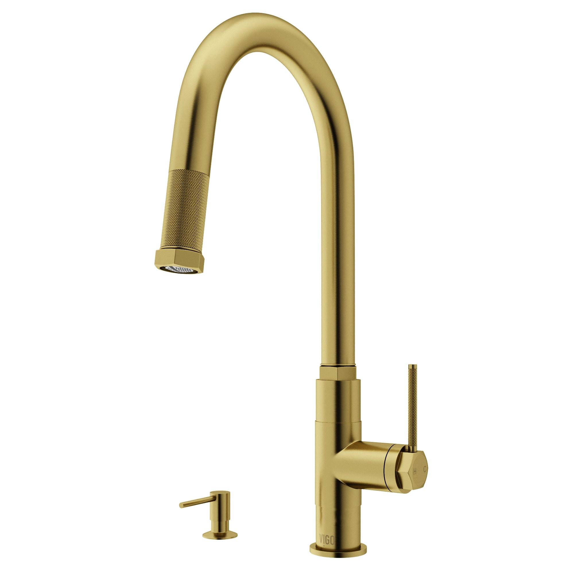 Hart 18 H 1-handle Pull-Down Kitchen Faucet and Soap Dispenser