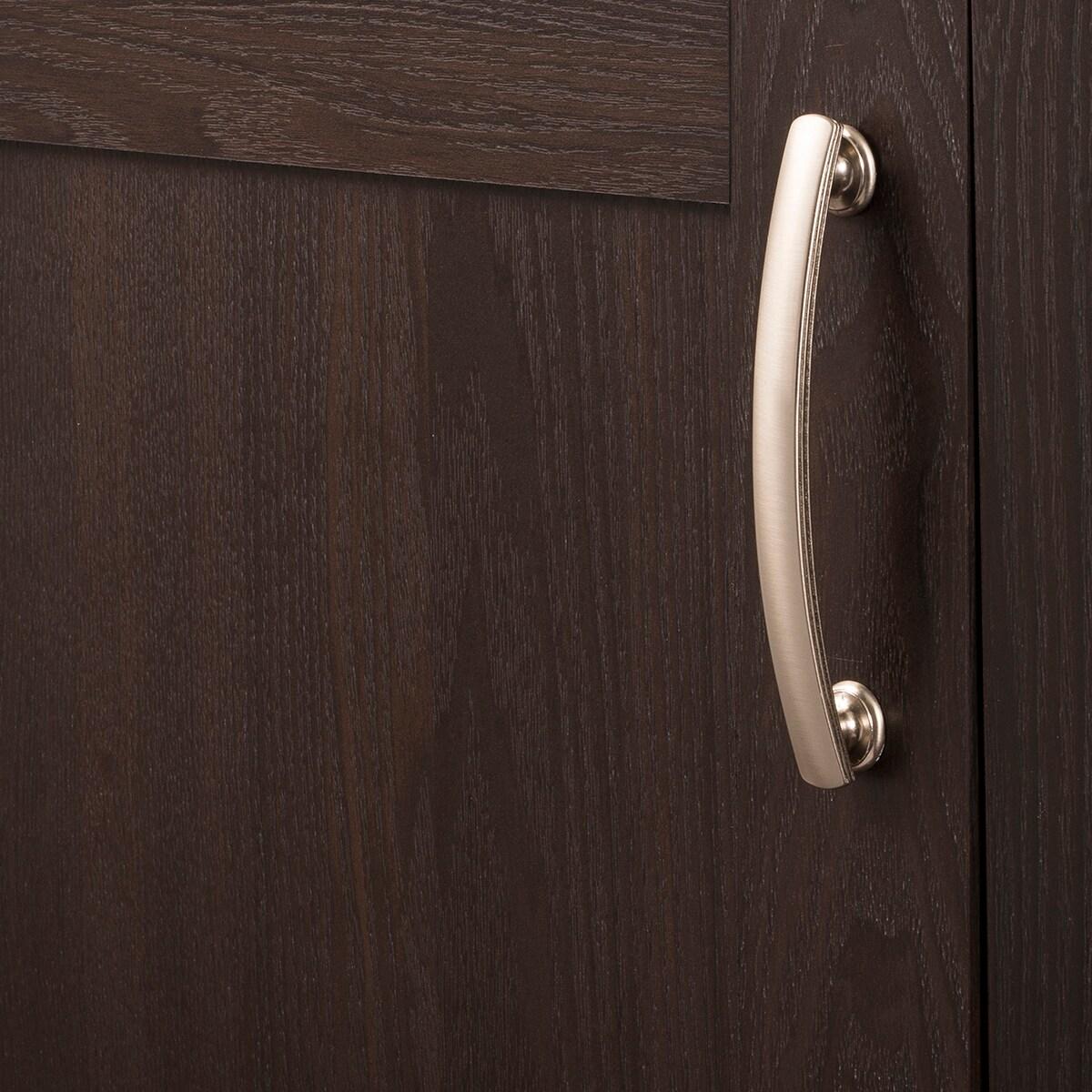 Hickory Hardware American Diner Kitchen Cabinet Handles, Solid Core Drawer Pulls for Cabinet Doors, 5-1/16" (128mm) (Set of 10)