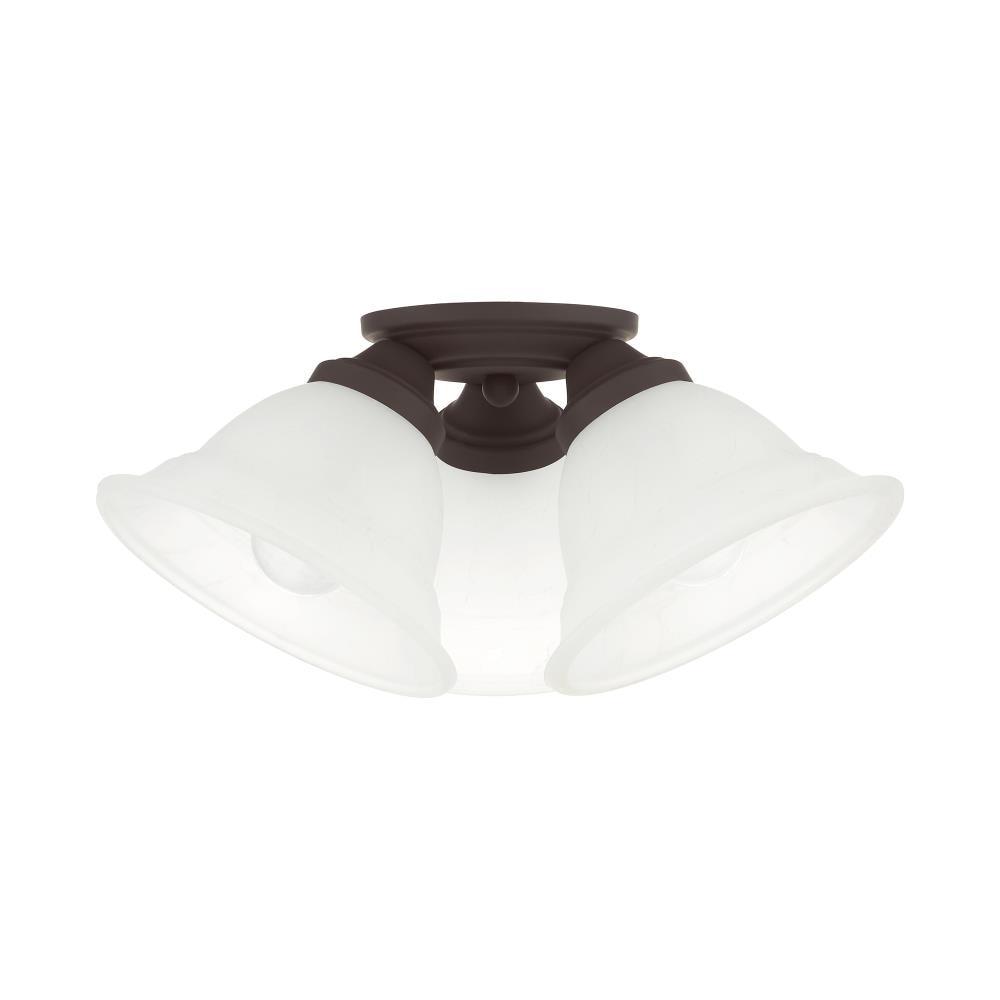 Livex Lighting Wynnewood 3 - Light Flush Mount in  Bronze