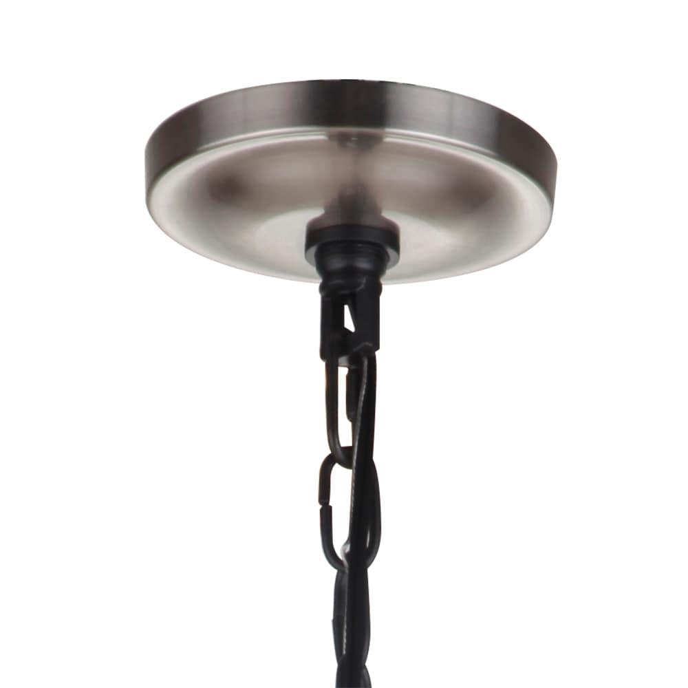 Craftmade Lighting Randolph 5 - Light Chandelier in  Flat Black/Brushed Polished Nickel