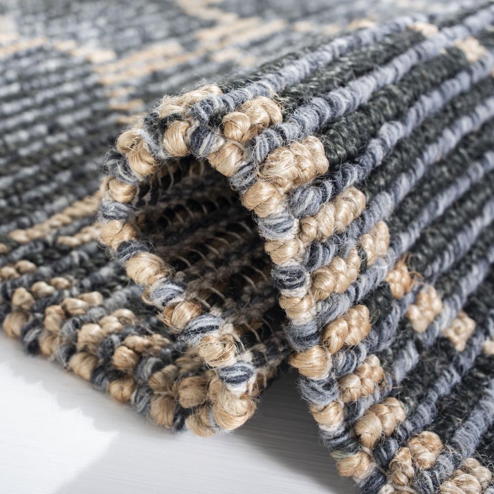 Natural Fiber NF218 Hand Woven Area Rug - Beige/Charcoal - 5'x8' - Safavieh.