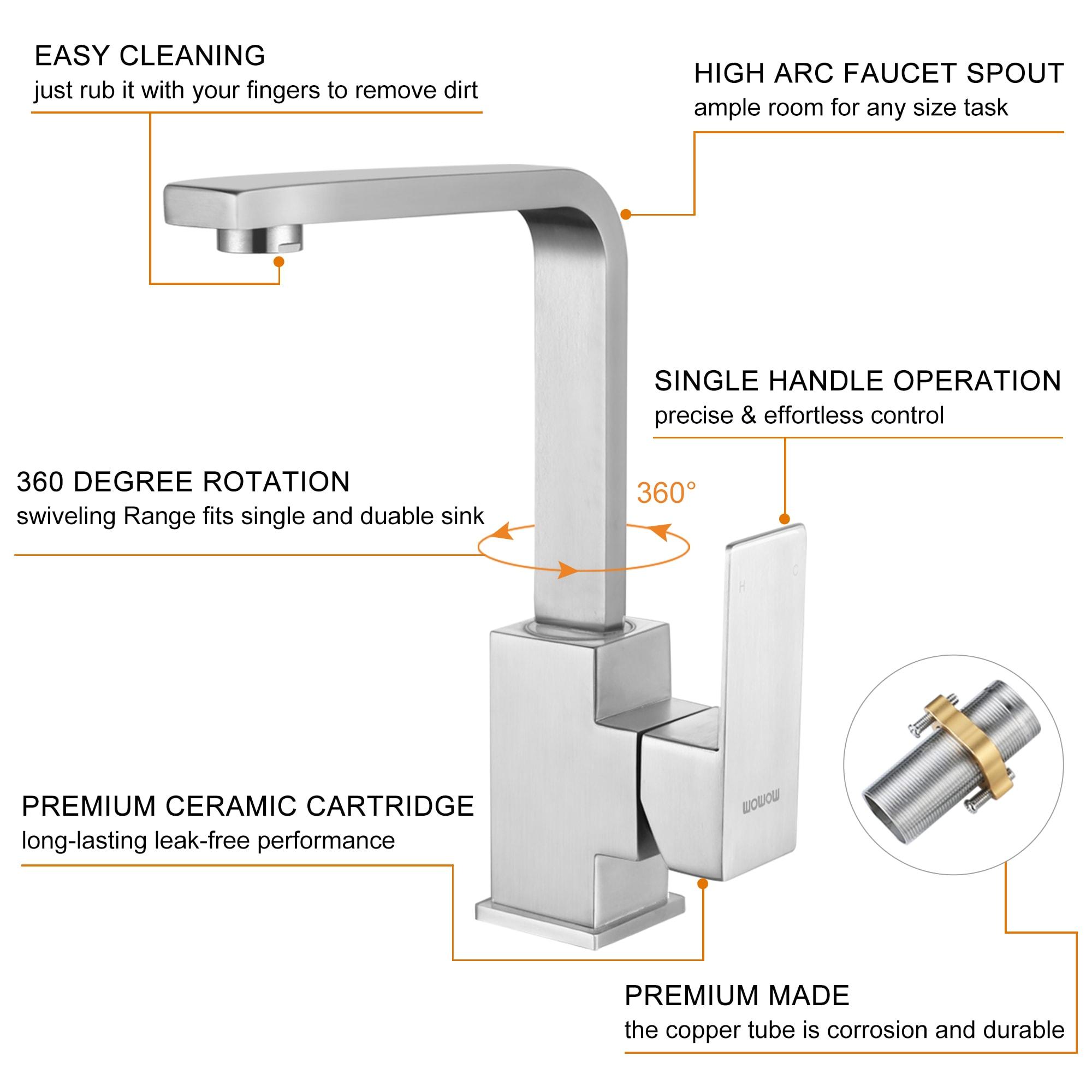 Centerset 2-handle Bathroom Faucet with Drain Assembly