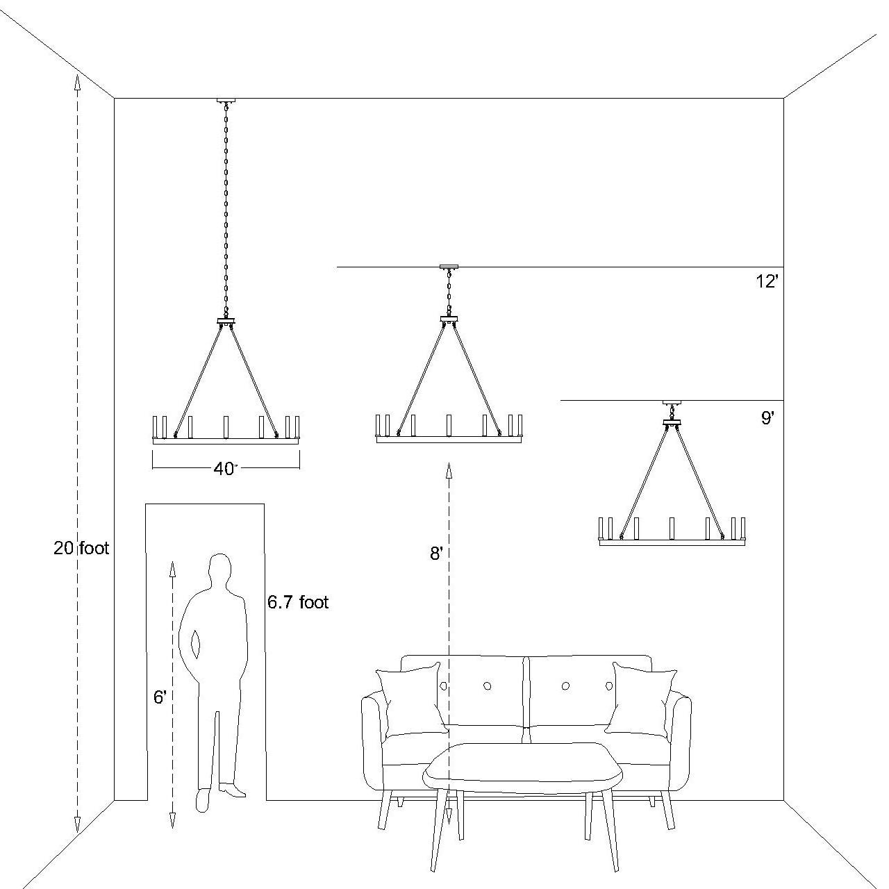Acroma  12-light Farmhouse 40In Wagon Wheel Chandelier - 40'' D x 138'' H Nickel Dust Matte Nickel, Painted N/A