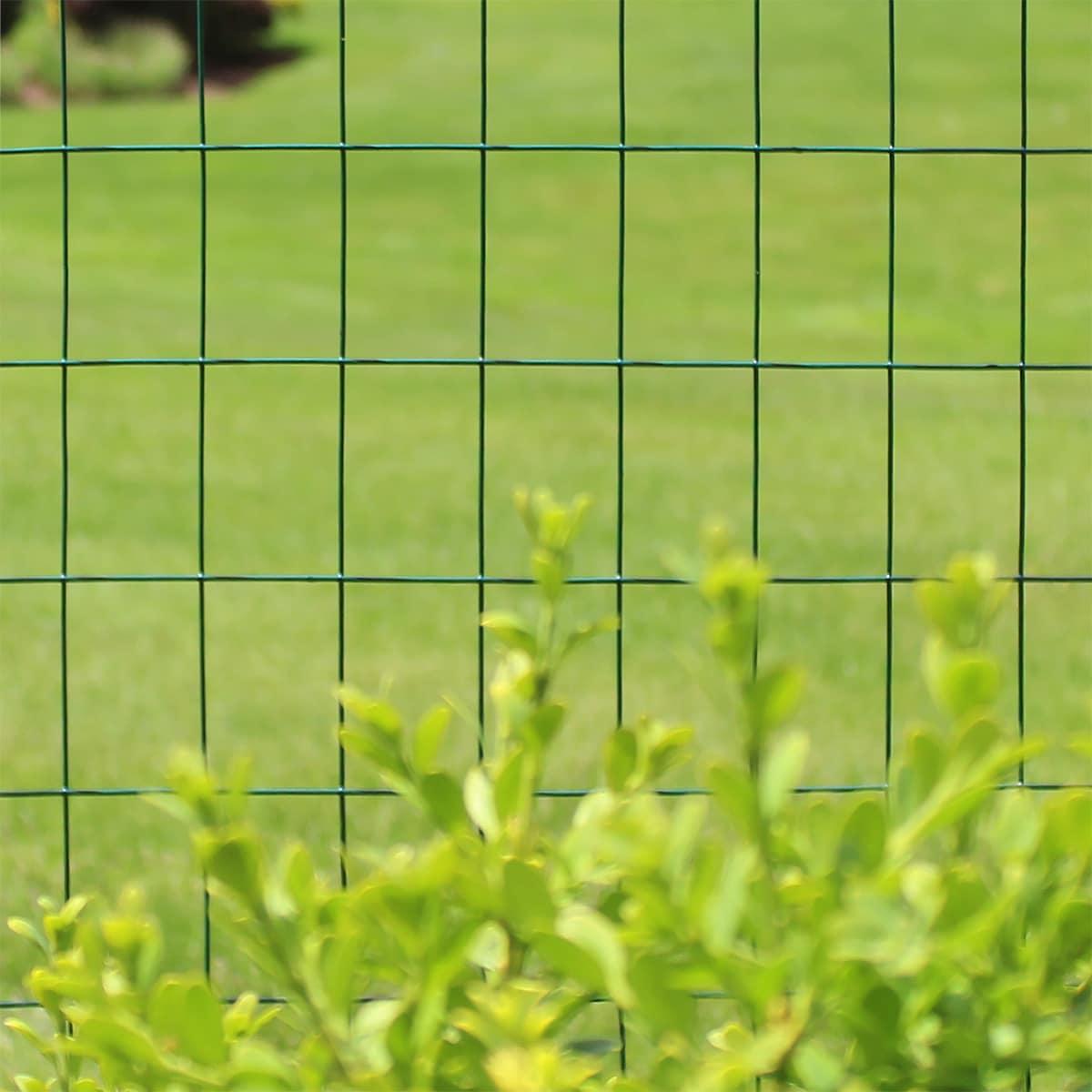 Origin Point Garden Zone 16-Gauge Green Vinyl Coated Garden Fence, 36" x 50'