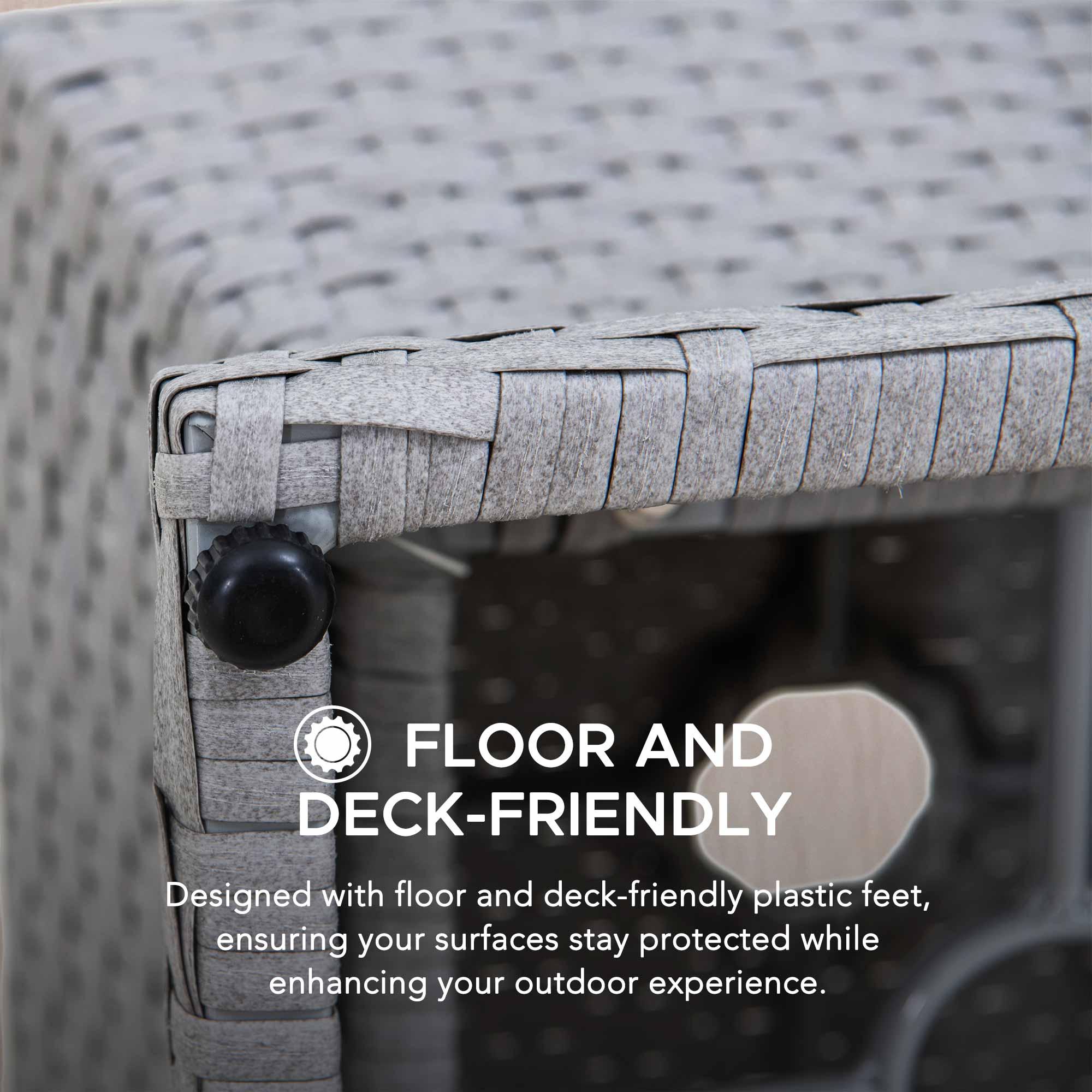 SUNJOY Outdoor 57 inch Steel Wood Burning Fireplace with Fire Poker and Rain Cover