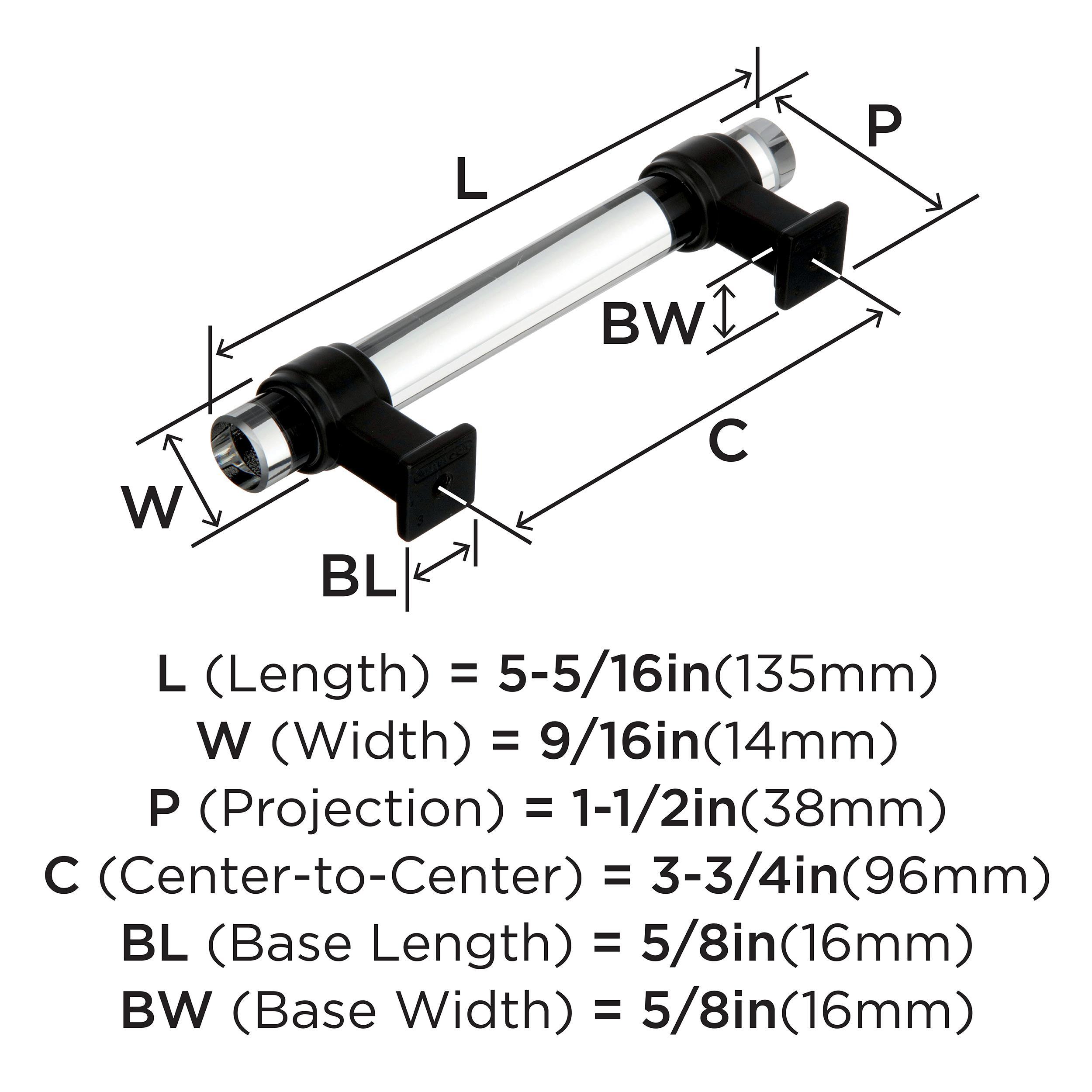 Glacio 3 3/4" Center to Center Bar Pull