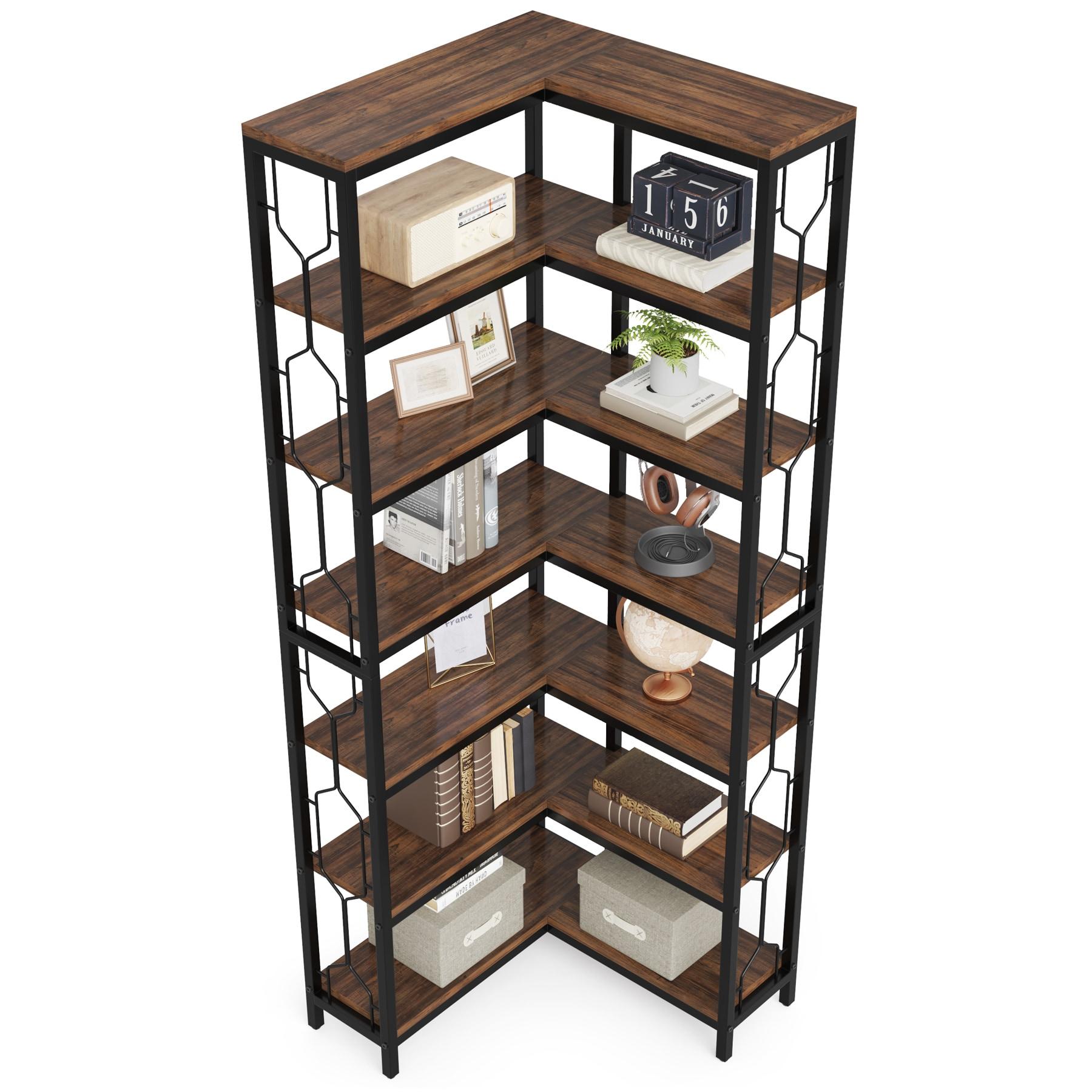 Everly Quinn Edlira Etagere Storage Bookcase