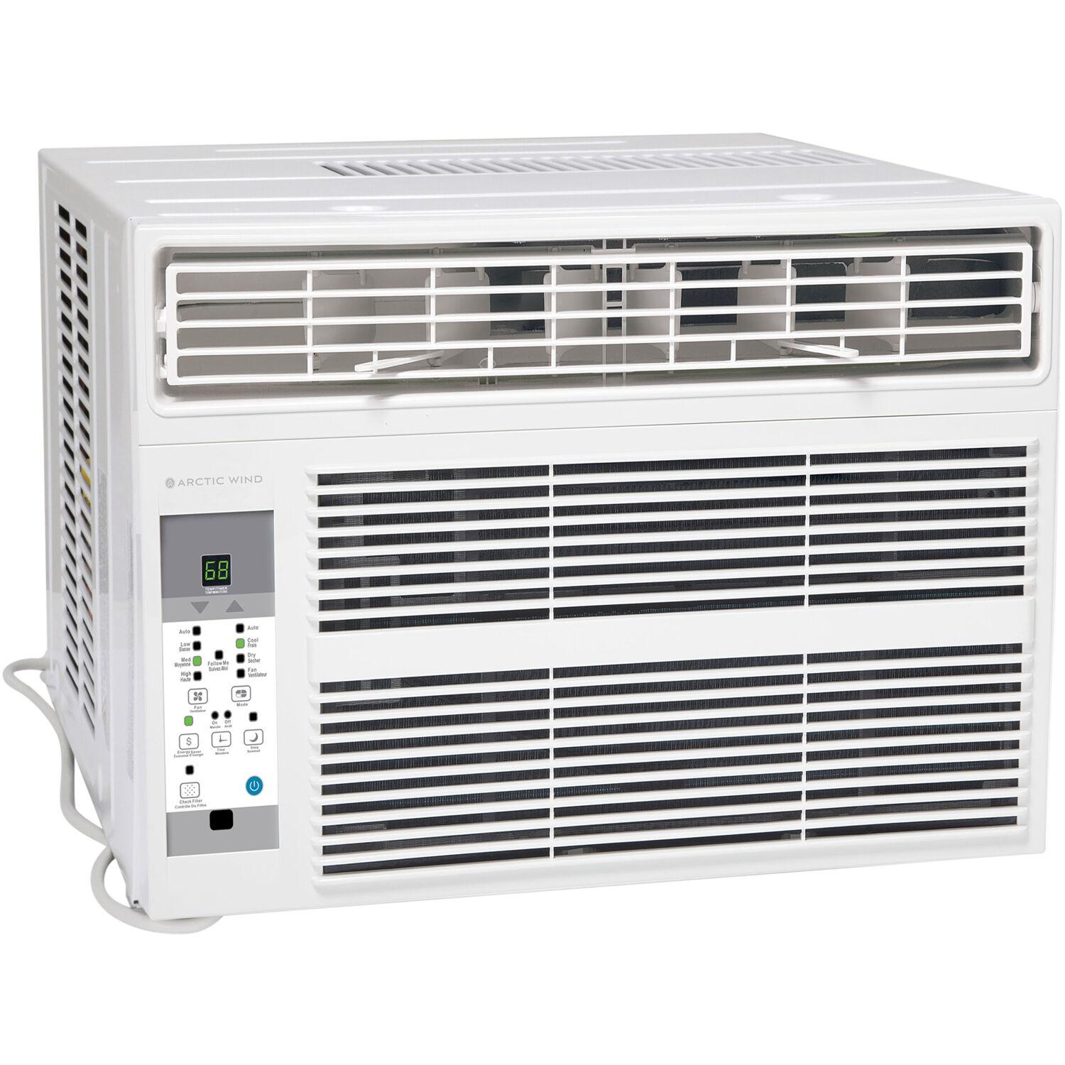 Arctic Wind 8000 BTU Window Air Conditioner for 350 Square Feet with Remote Included