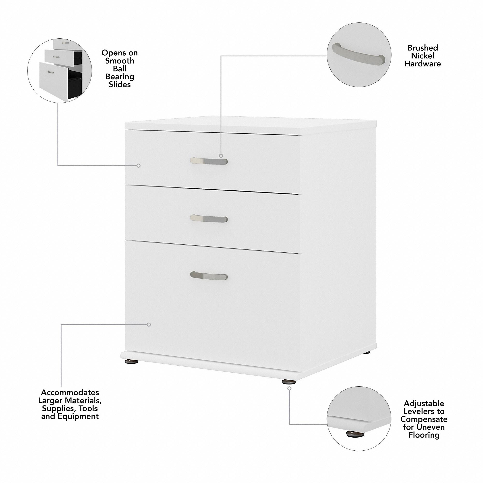 Universal Storage 28.35'' Wide 3 - Drawer Storage Cabinet