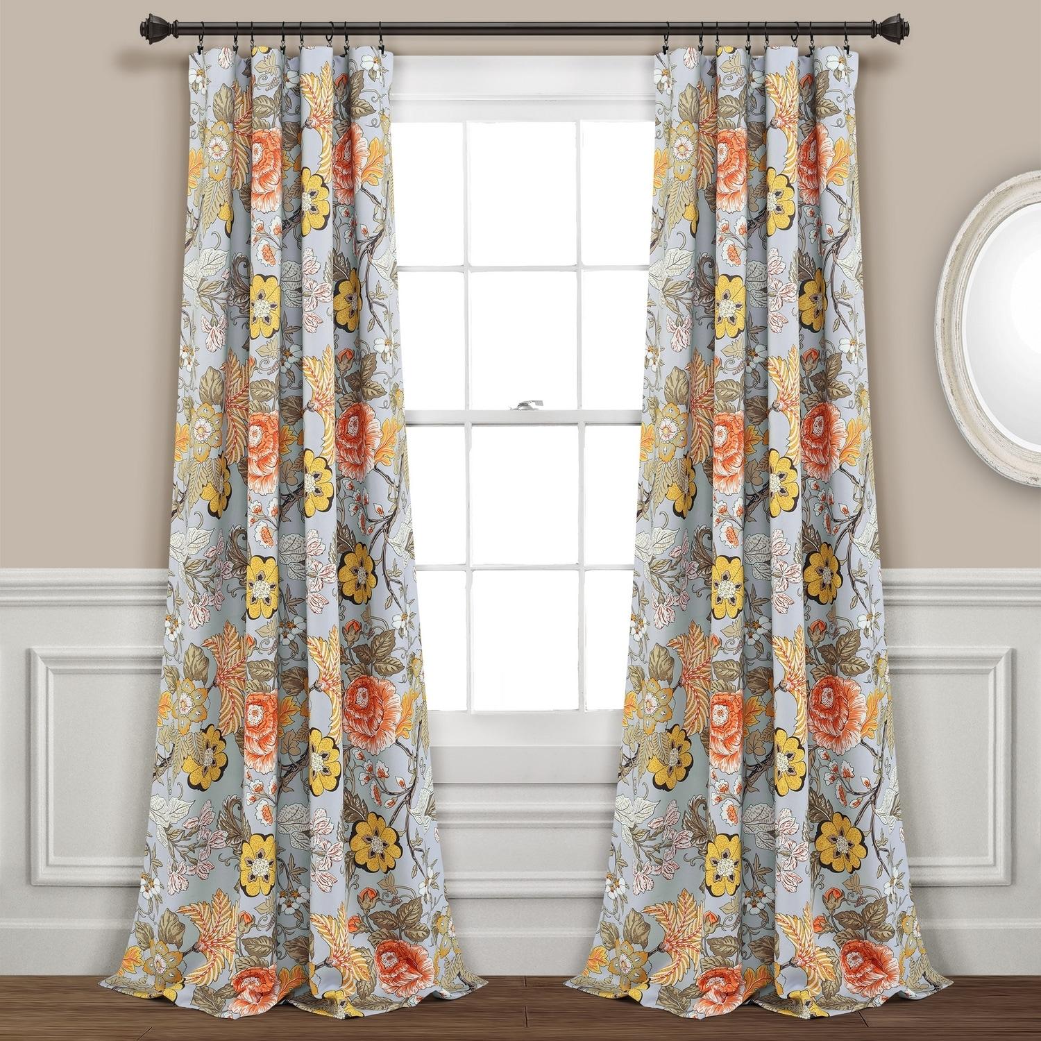 Polyester Room Darkening Curtain Pair (Set of 2)