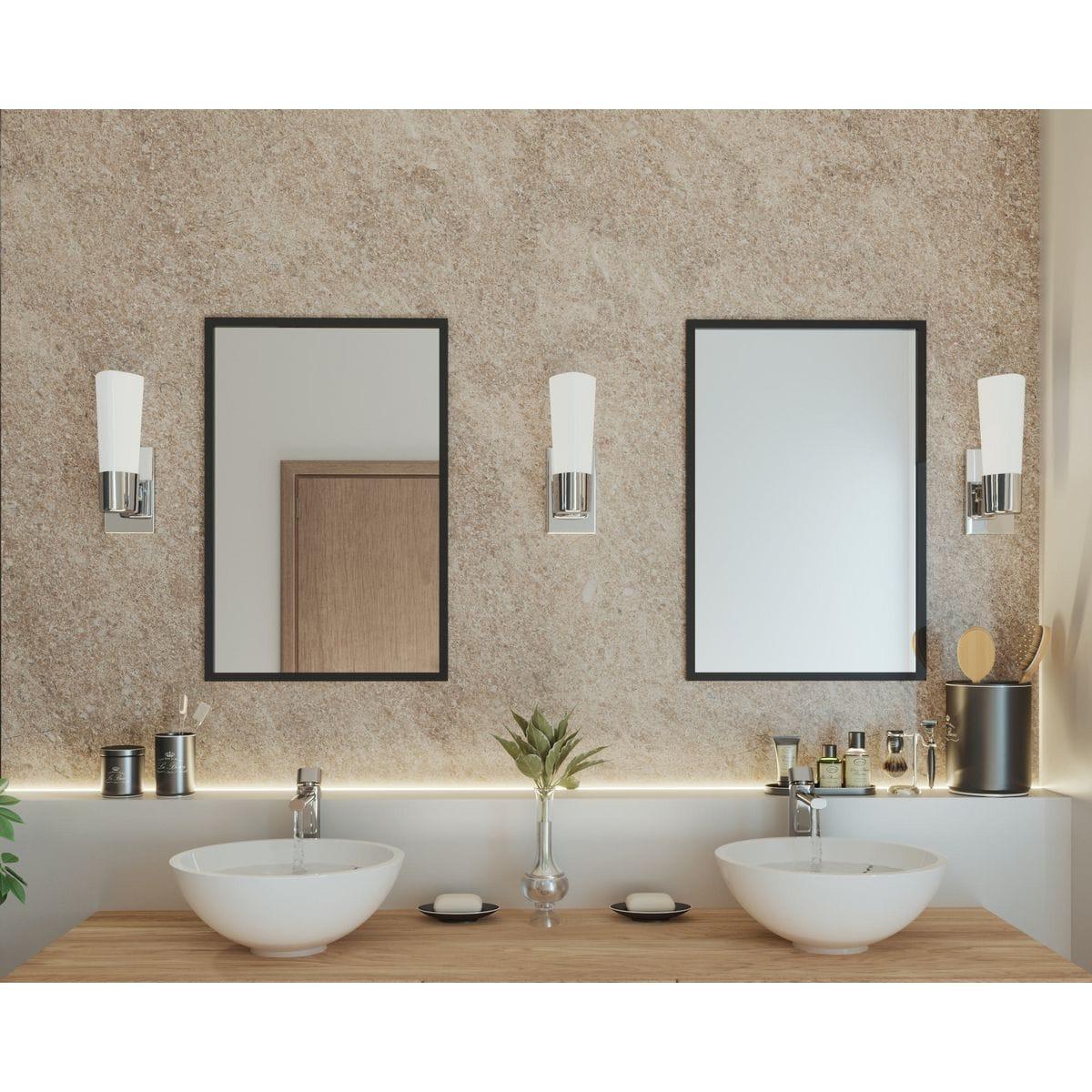 Progress Lighting P300061 Zura 1 Light 4-1/2" Wide Bathroom Sconce - Nickel