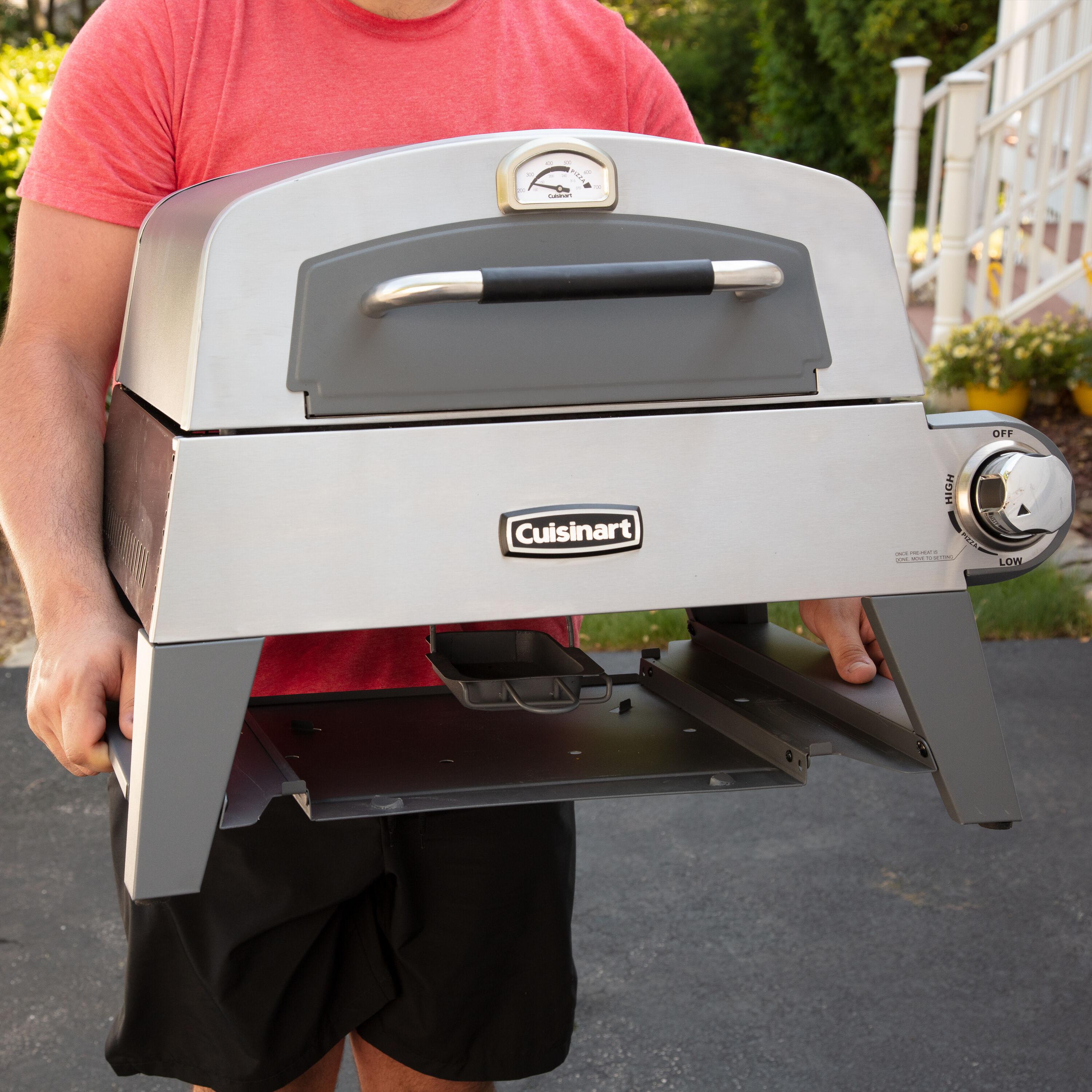 Cuisinart Stainless Steel Propane Grill, Griddle, & Pizza Oven