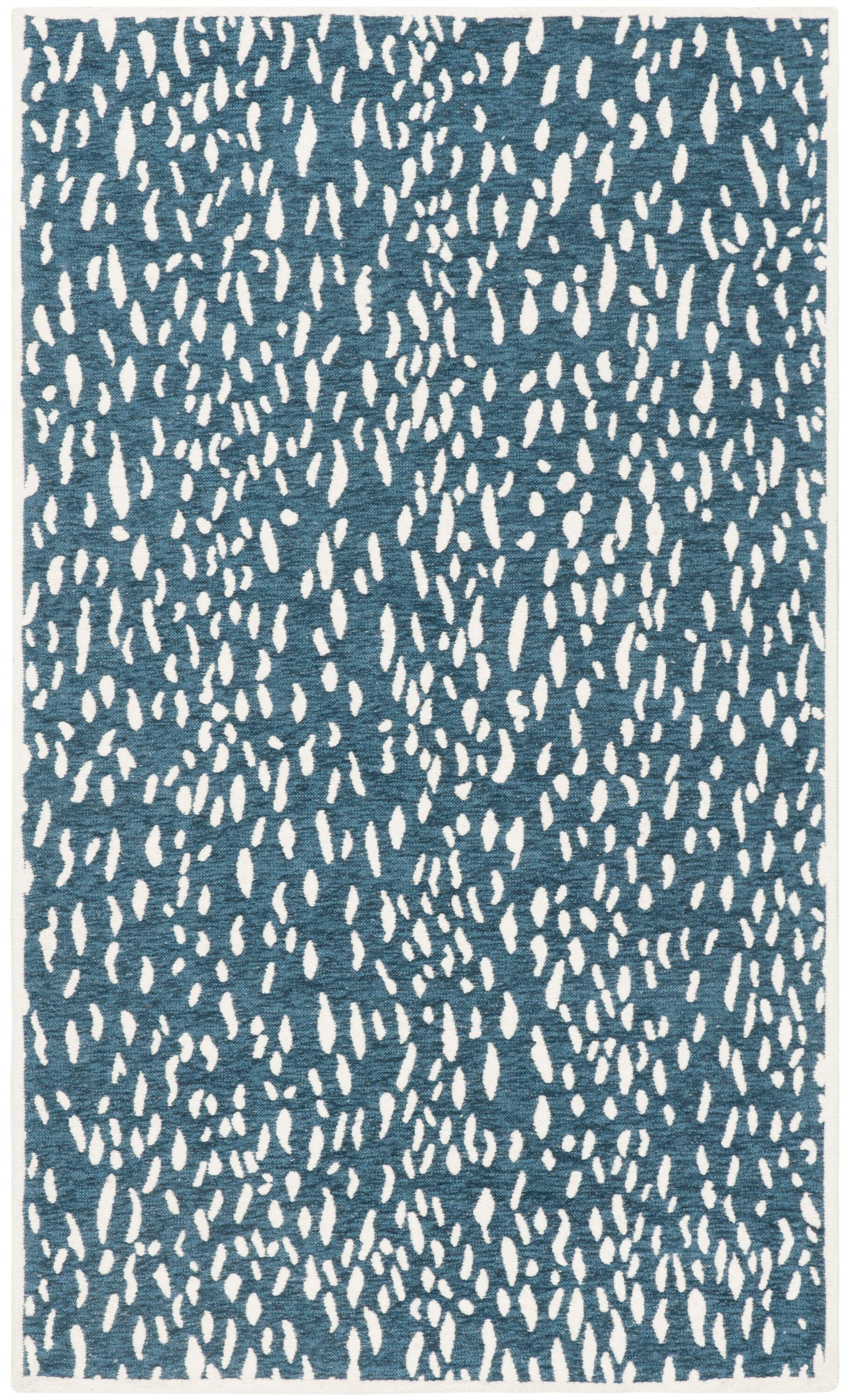 Marbella MRB657 Hand Loomed Accent Rug - Blue/Ivory - 2'3"x4' - Safavieh.