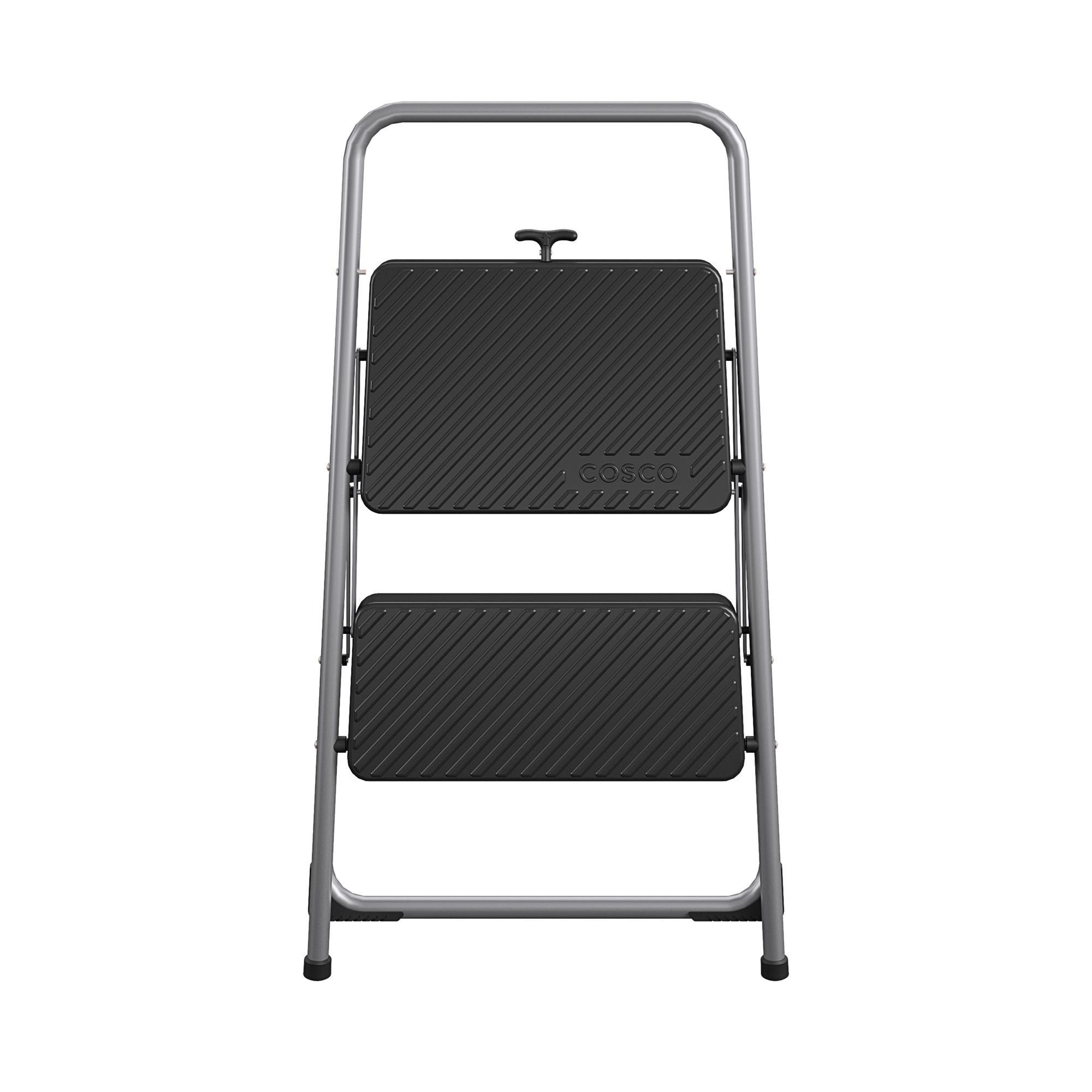 2-Step Steel Lightweight Folding Step Stool