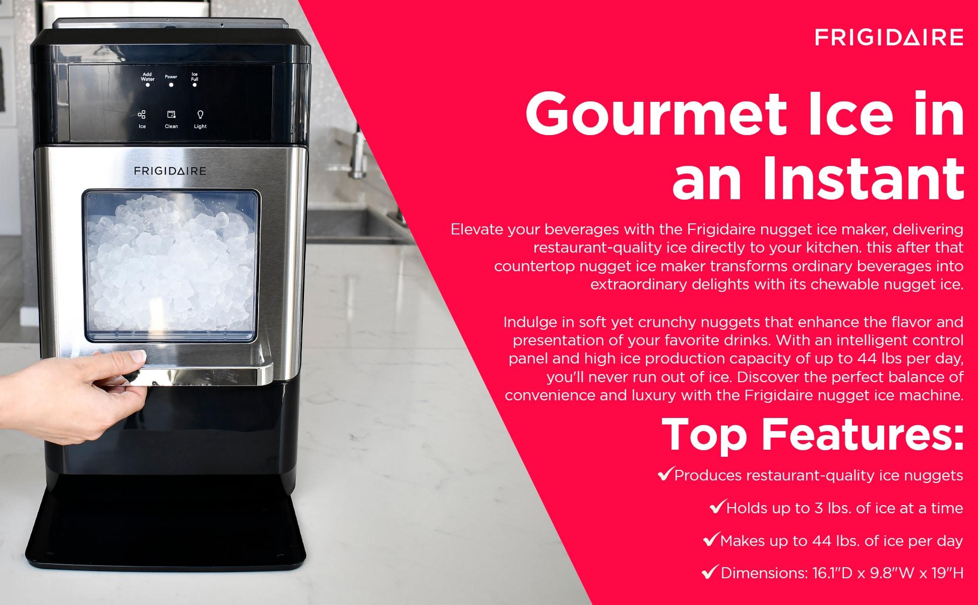 Frigidaire Frigidaire Nugget Ice Maker, 44 lbs. per day, Self-Cleaning Function