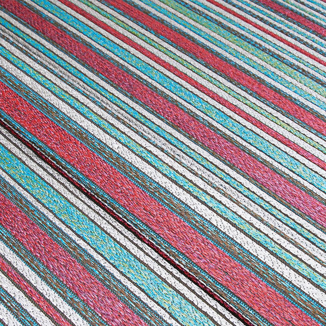 Couristan Cape Brockton Indoor / Outdoor Area Rug, Purple-Multicolor, 3'11" x 5'6"