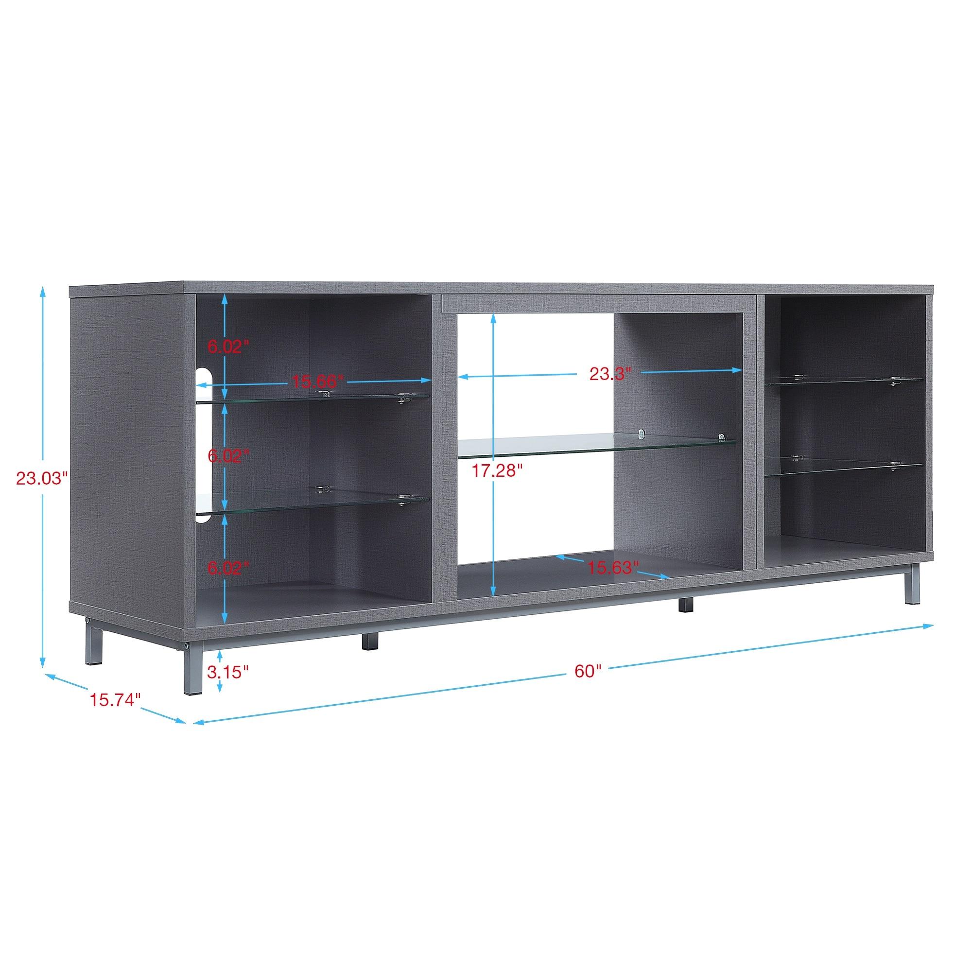 Brighton TV Stand for TVs up to 56" - Manhattan Comfort