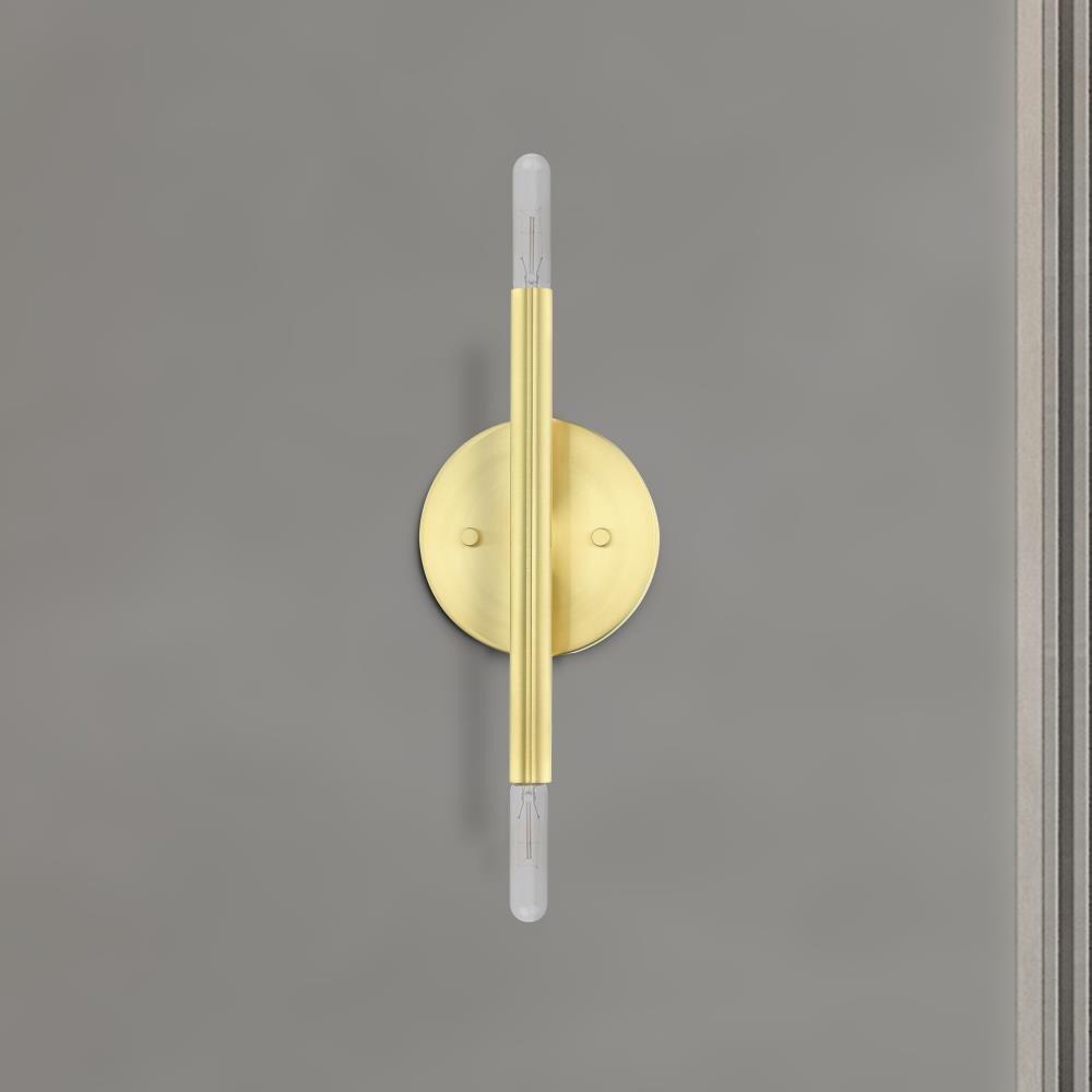 Livex Lighting - Copenhagen - 2 Light ADA Wall Sconce in Mid Century Modern