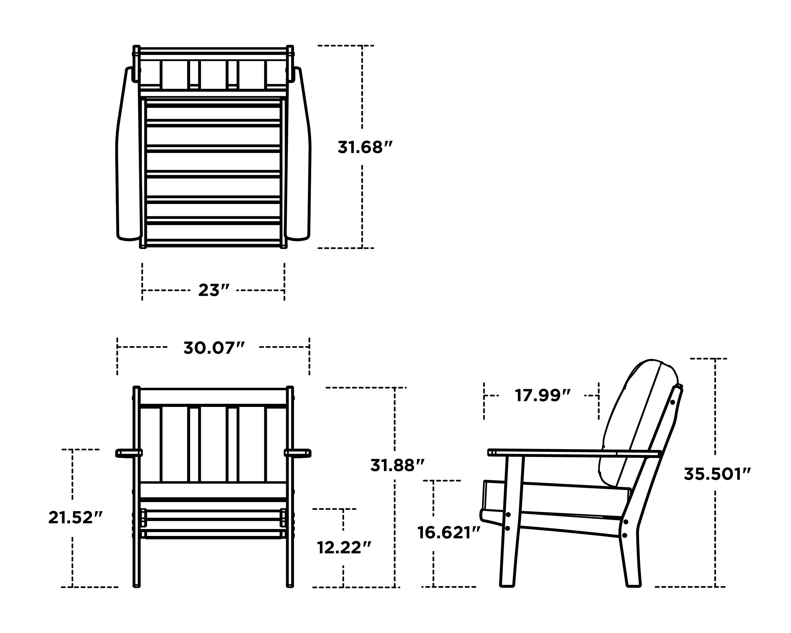Oxford 4-Piece Deep Seating Set with Sofa