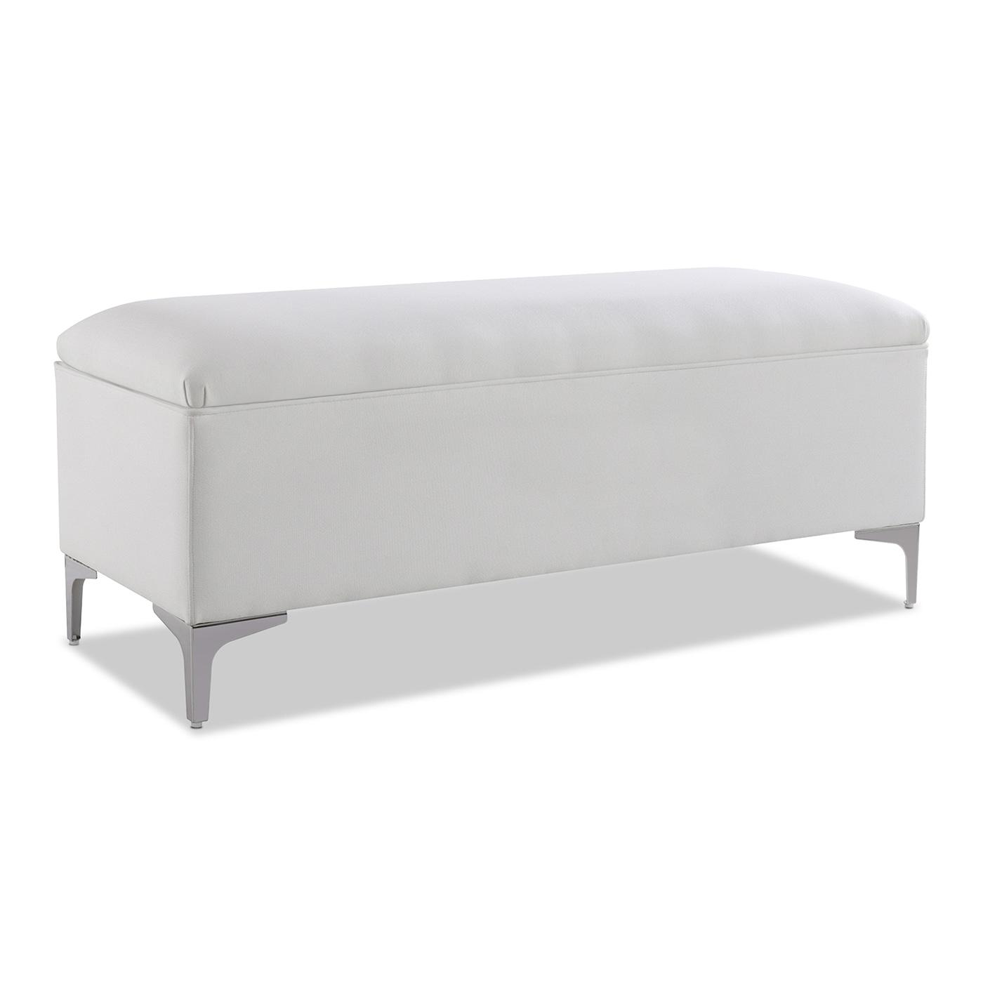 Madelyn Storage Bench Bright White