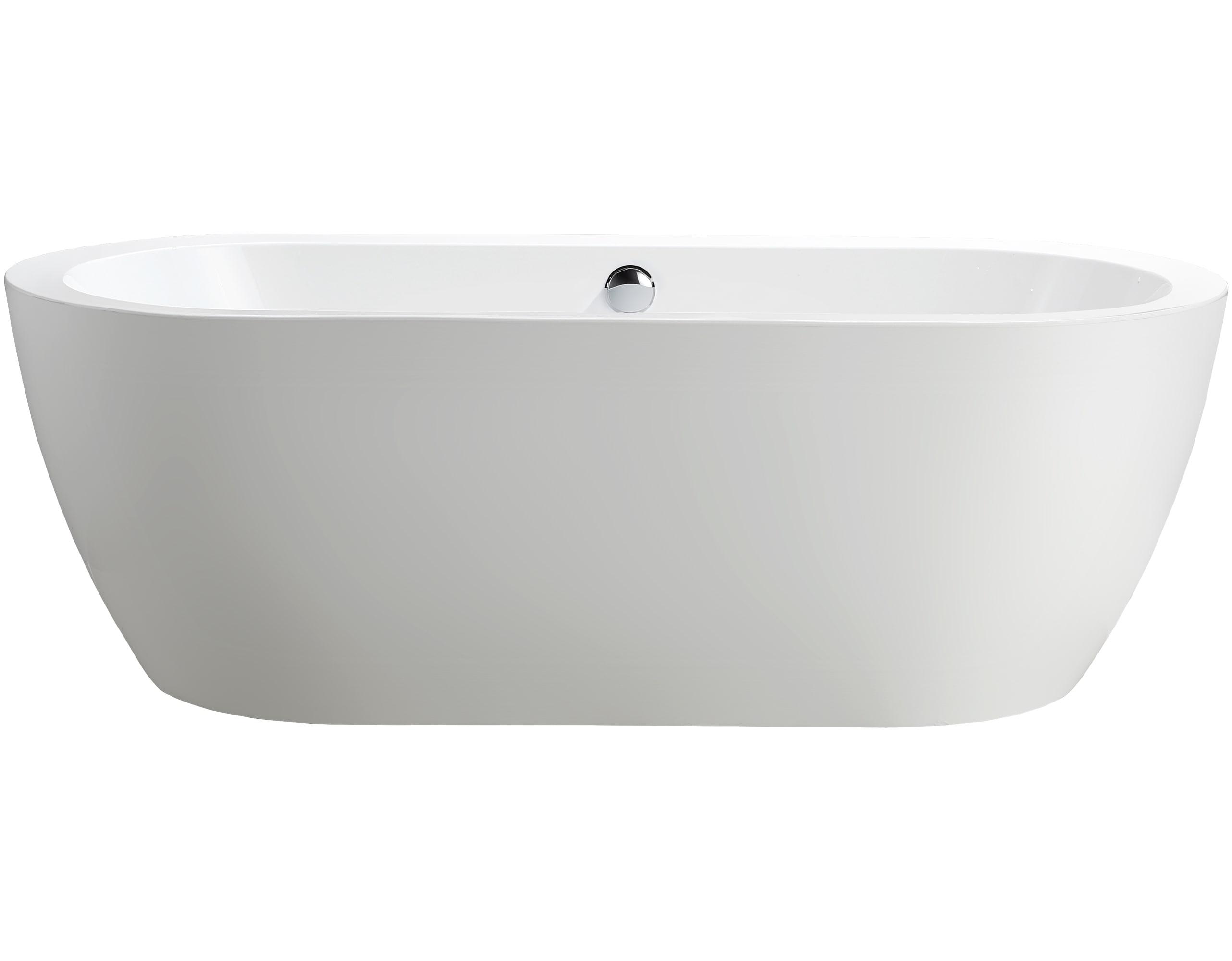 68 " x 31 " Freestanding Soaking Acrylic Bathtub