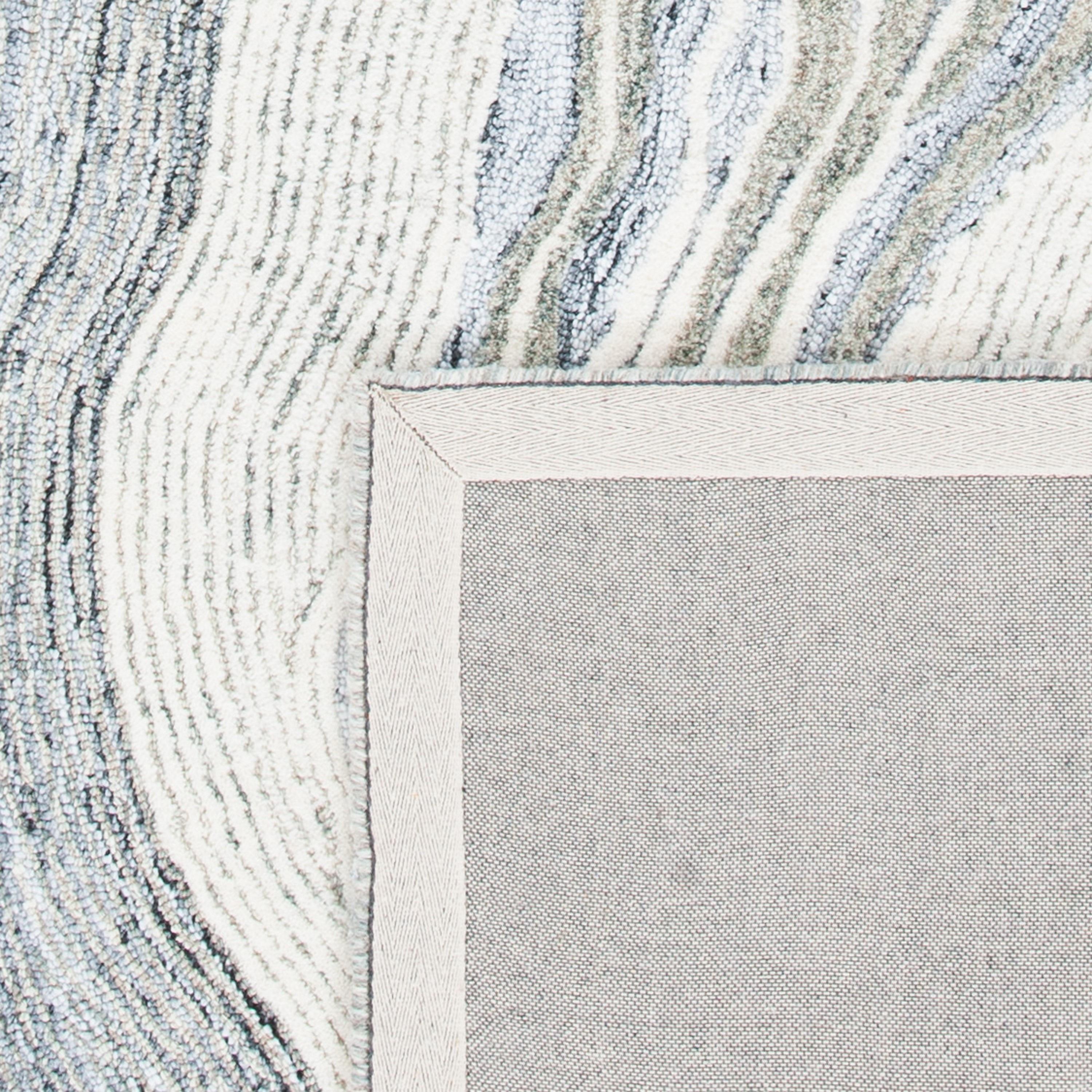 Fifth Avenue FTV121 Hand Tufted Indoor Area Rug - Grey/Ivory - 8'x10' - Safavieh