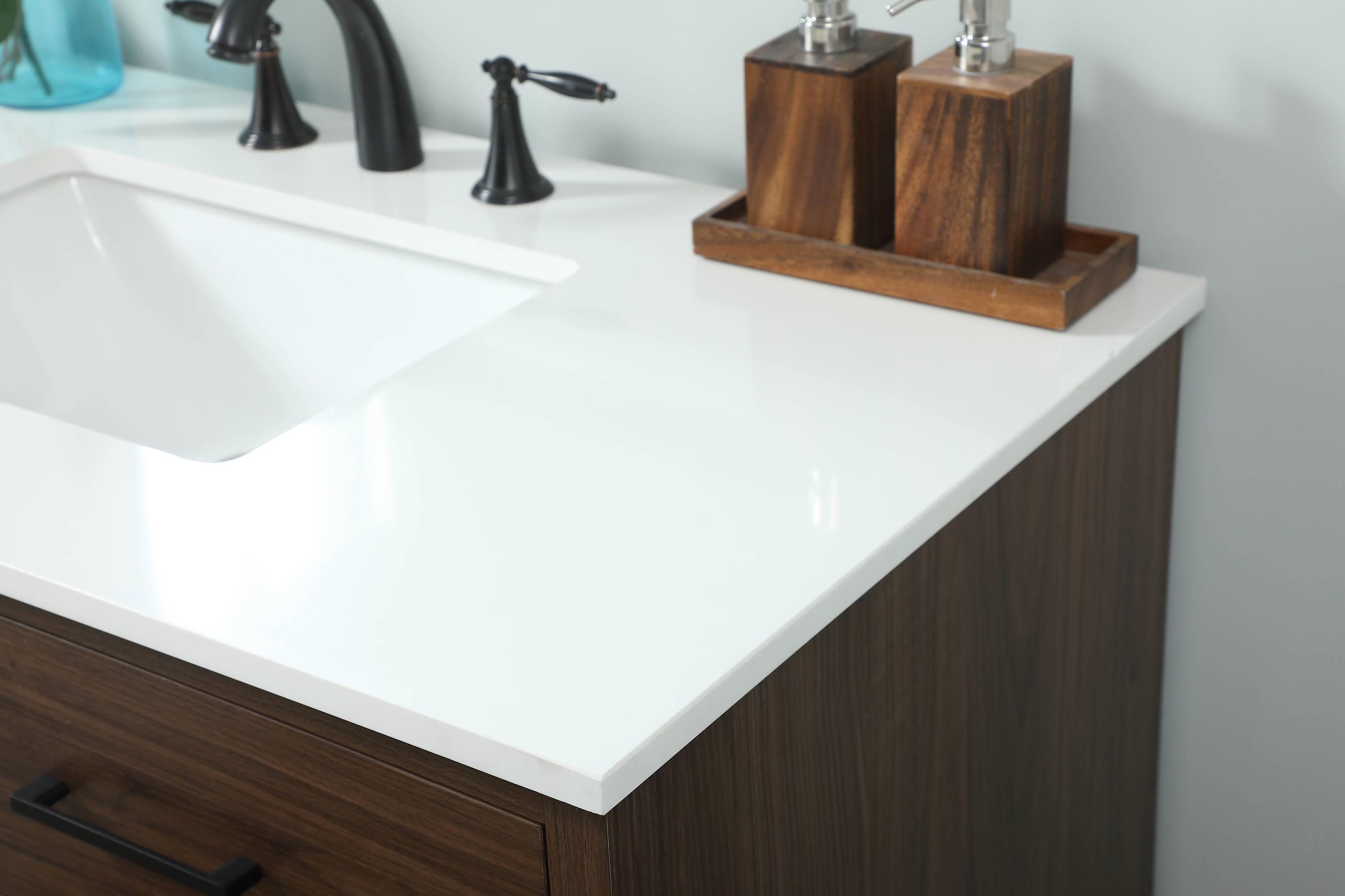 Elegant Kitchen and Bath Elegant Kitchen and Bath 42 Inch Single Bathroom Vanity in Natural Oak