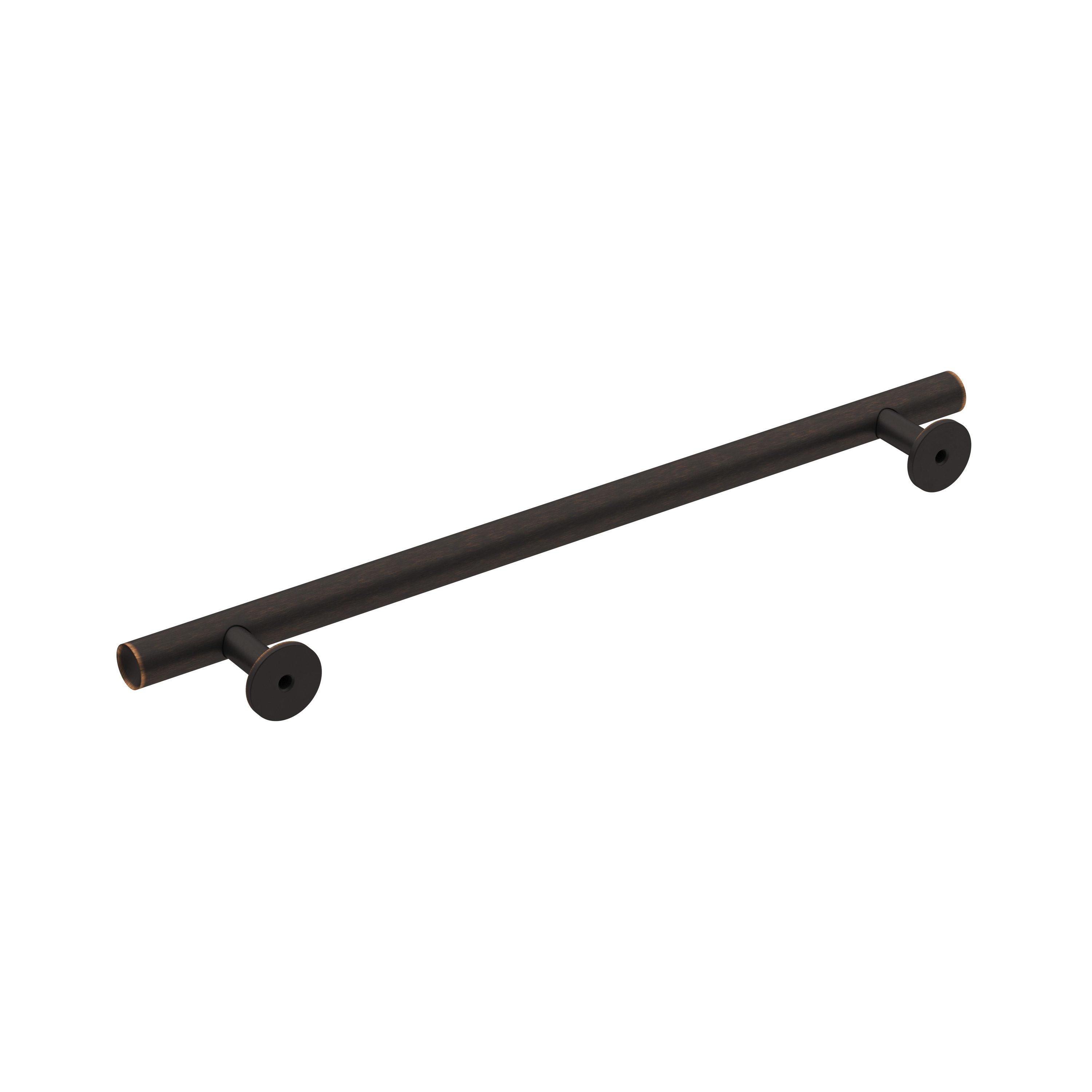 Amerock Radius 7-9/16 inch (192mm) Center-to-Center Oil-Rubbed Bronze Cabinet Pull