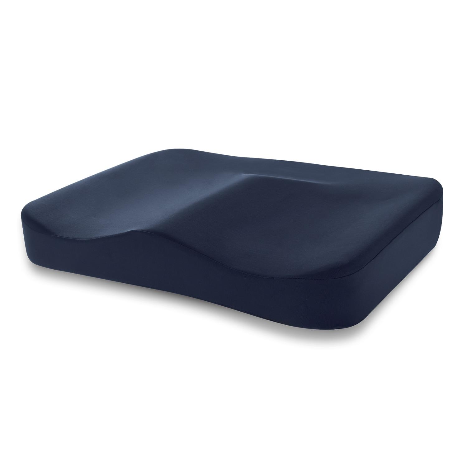 Tempur-Pedic Memory Foam Seat Cushion Pillow, Blue