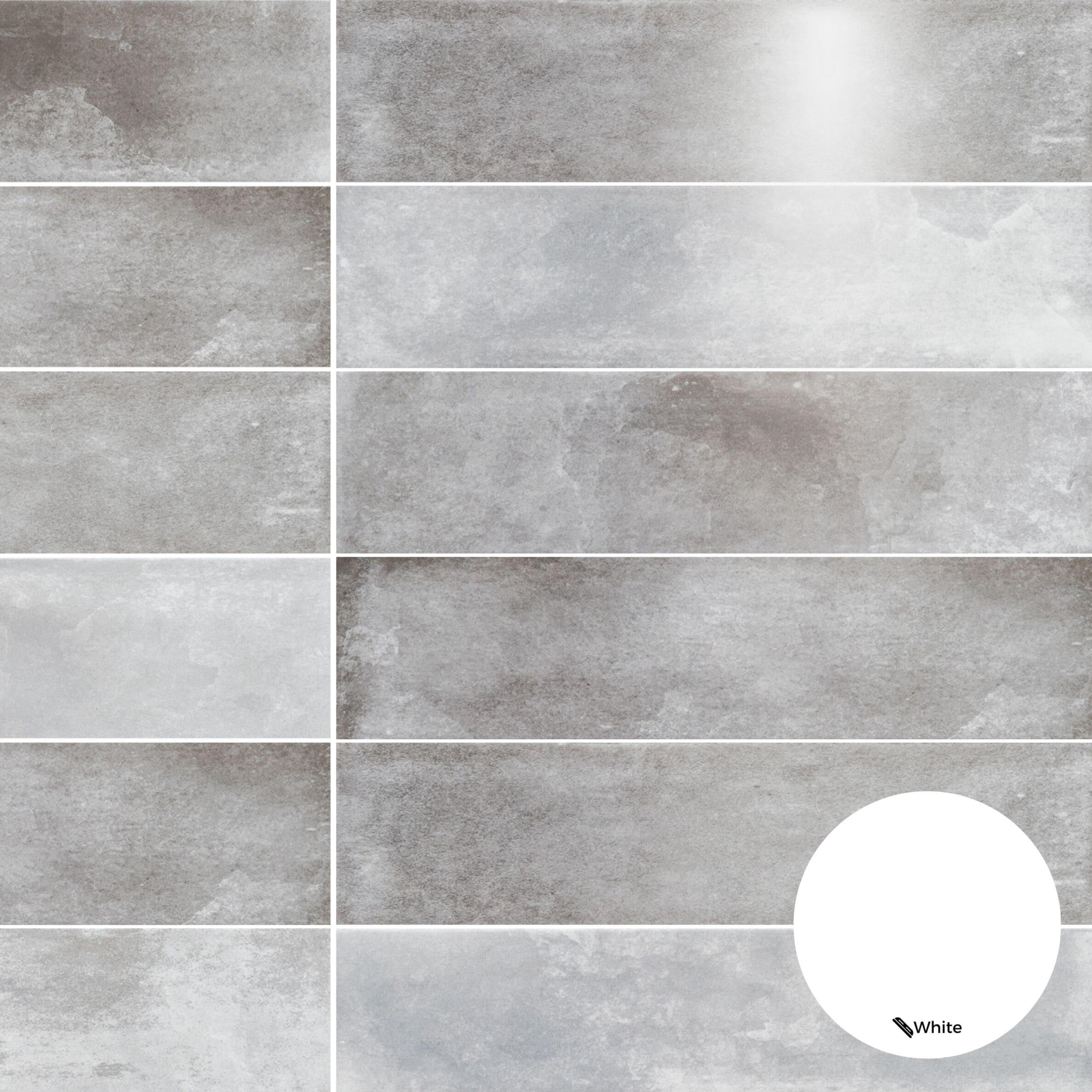 The Tile Life Avila Grey 3x12 Ceramic Subway Wall Tile - 1 Sample
