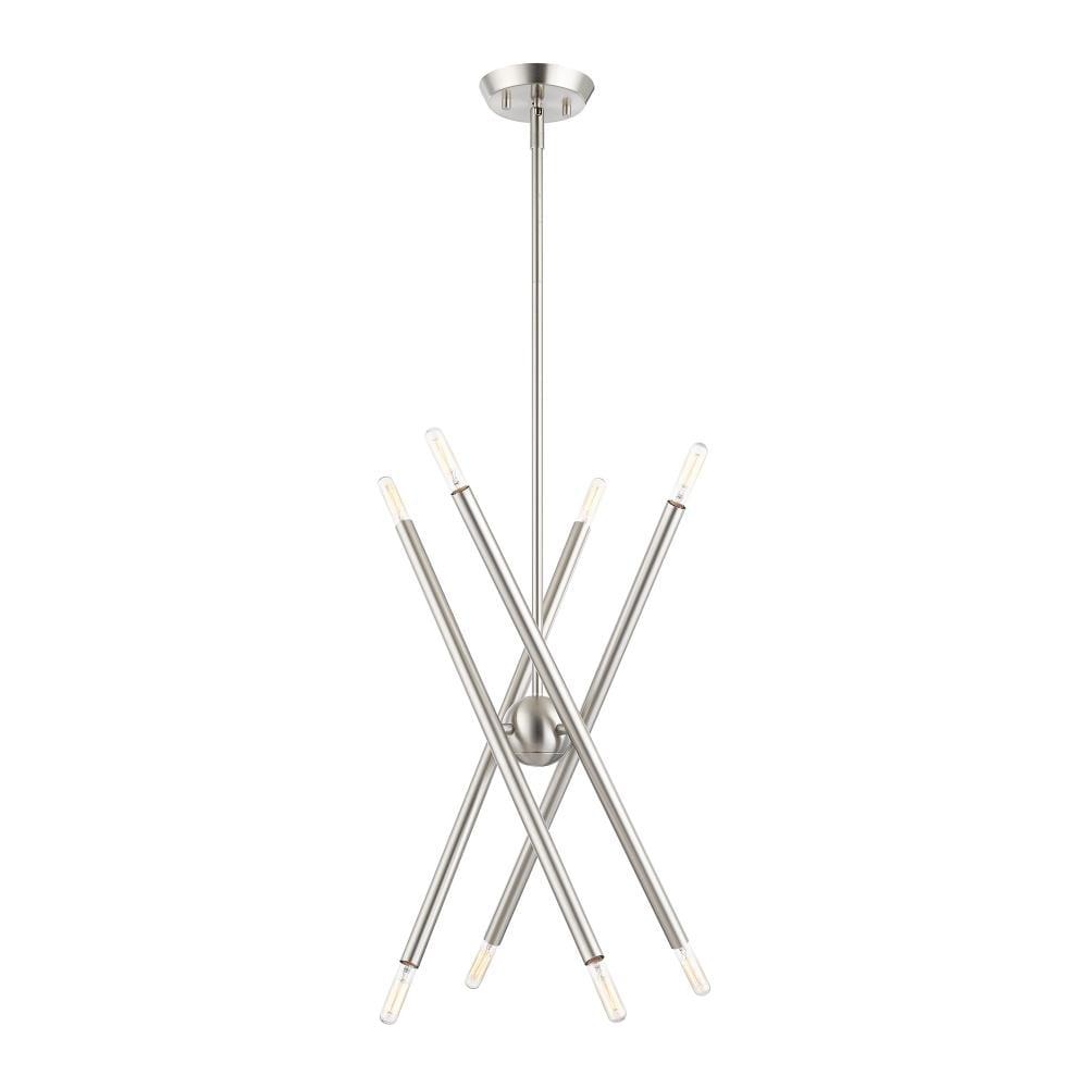 Livex Lighting Soho 8 - Light Chandelier in  Brushed Nickel