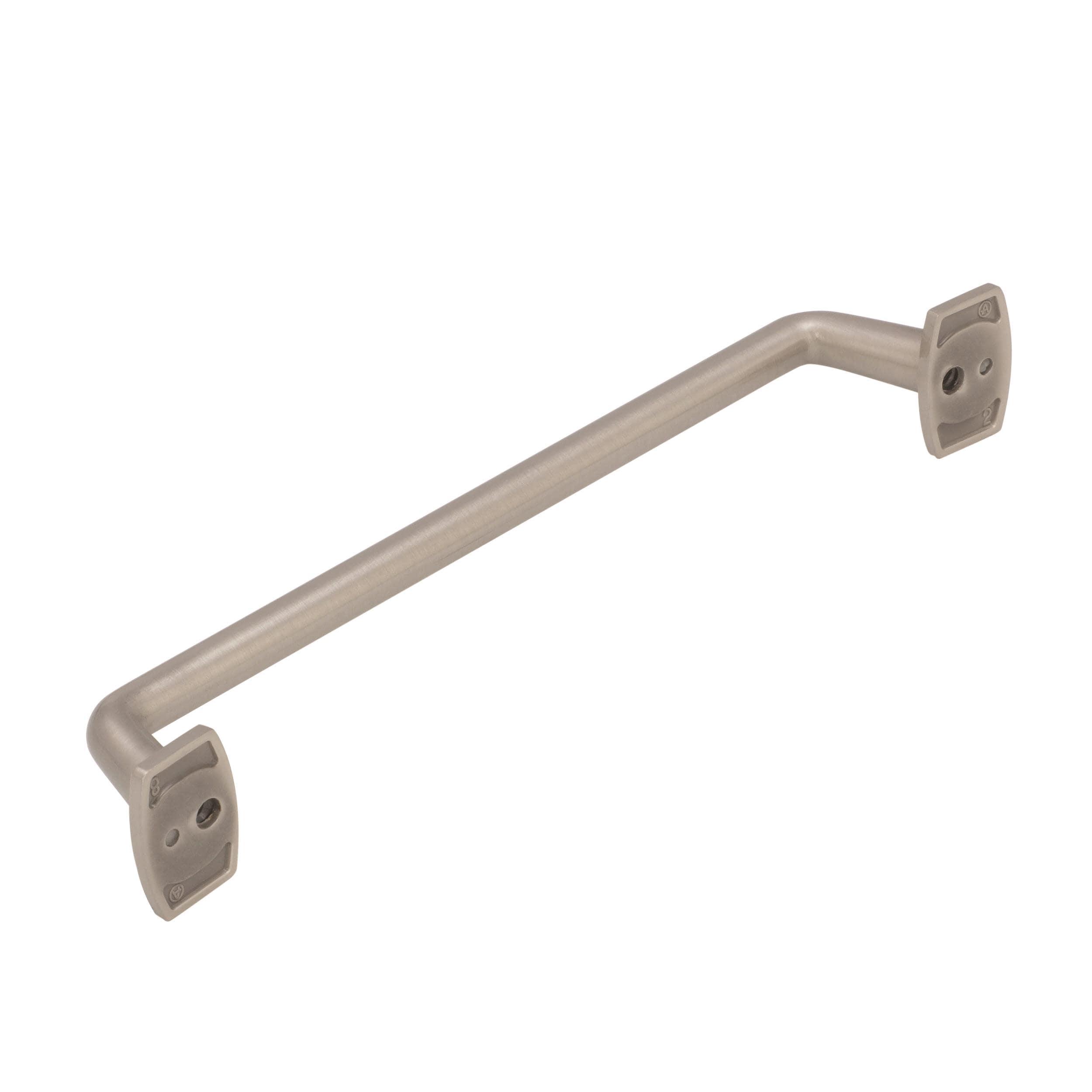 Satin Nickel 6-5/16 Inch Industrial Cabinet Pull