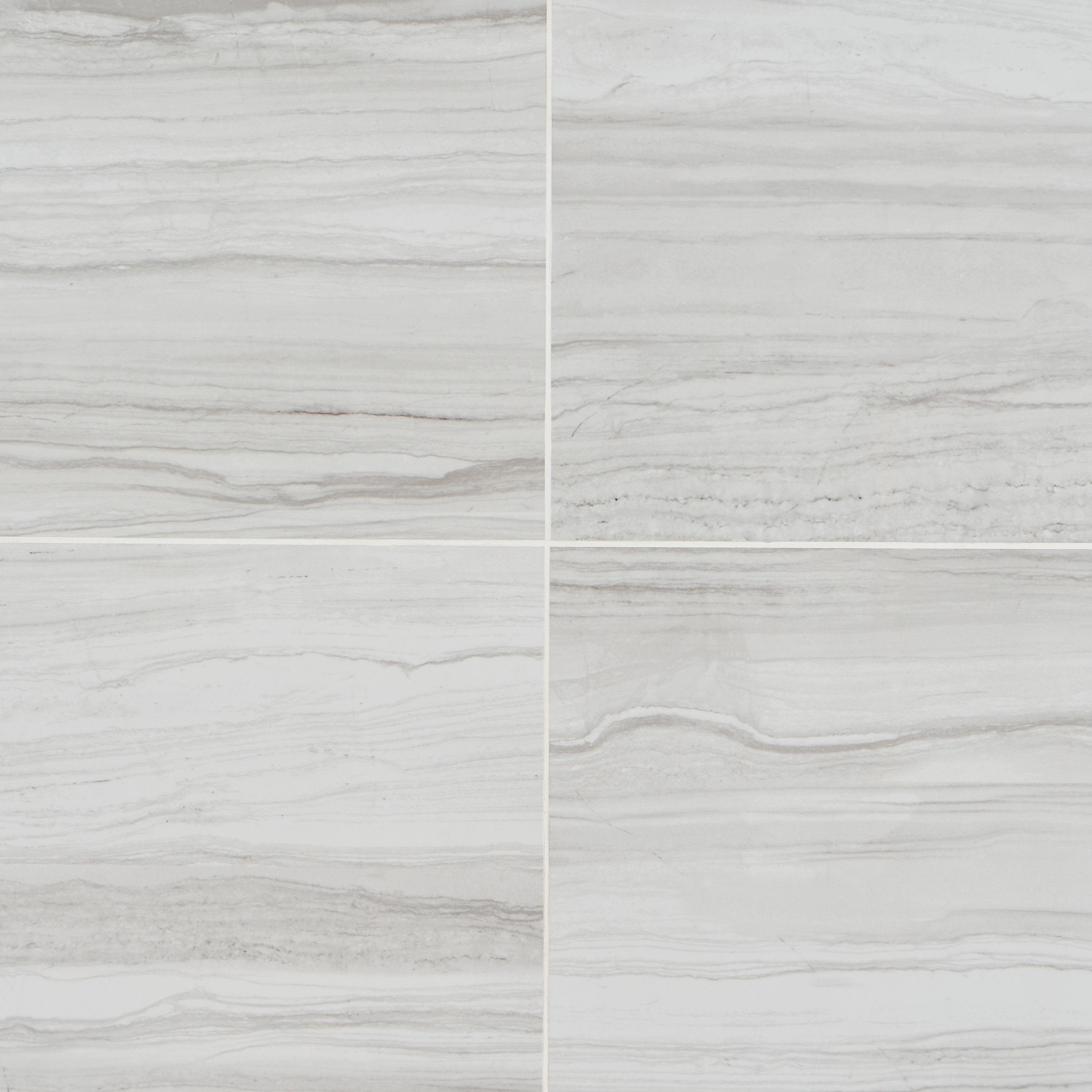 Bond Tile 12" x 24" Polished Marble Look Porcelain Floor and Wall Tile