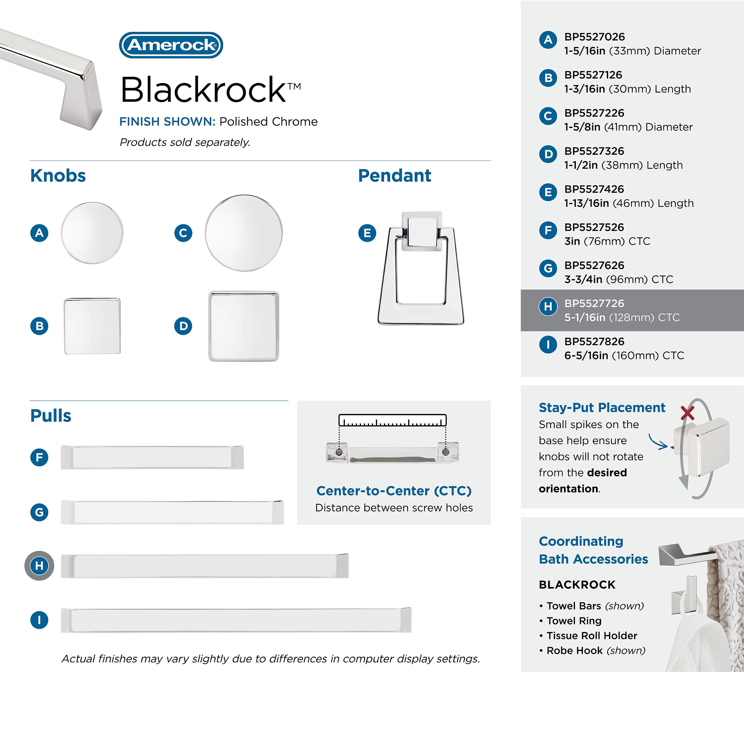 Blackrock 5 1/16" Center to Center Bar Pull